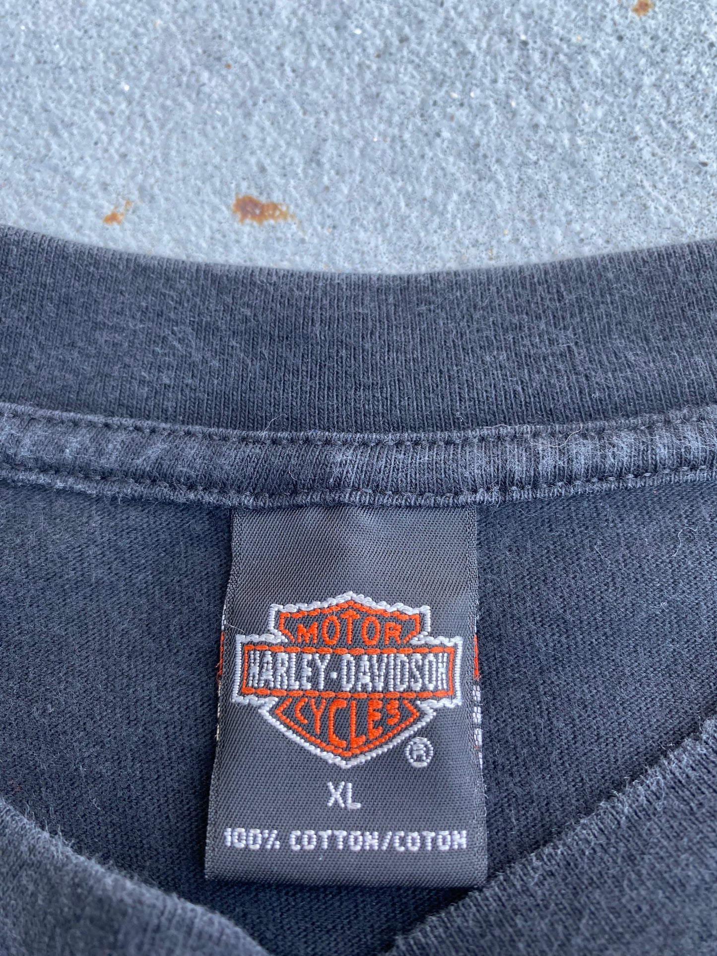 Vintage Harley Davidson Lightning Eagle shirt Size XL