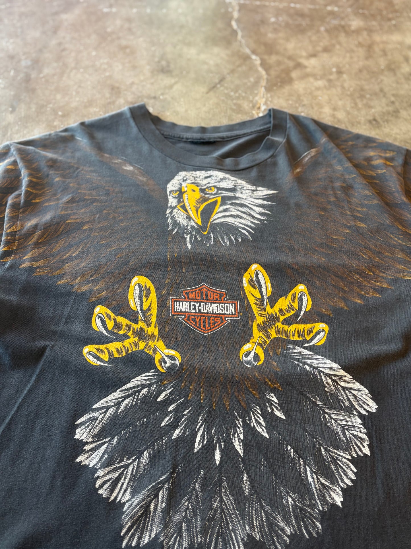Vintage Harley Davidson Eagle AOP size extra large
