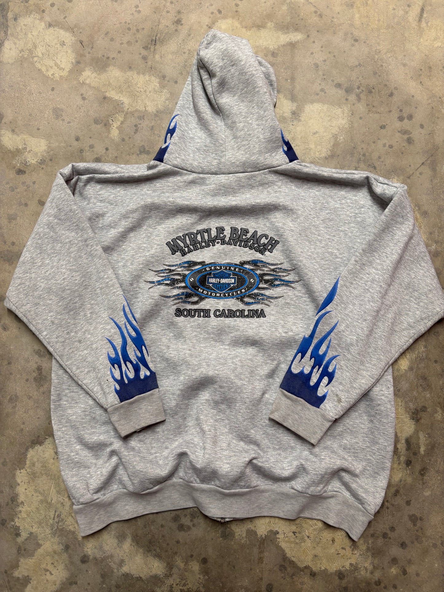 Harley Davidson Big Dawg Keebron zip up hoodie size XXXL