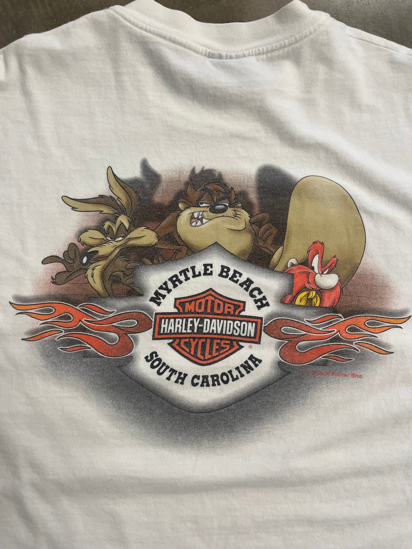 Vintage Harley Davidson Looney Tunes shirt size large