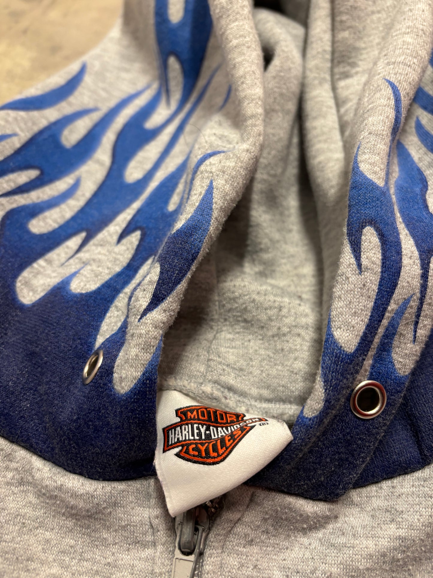 Harley Davidson Big Dawg Keebron zip up hoodie size XXXL