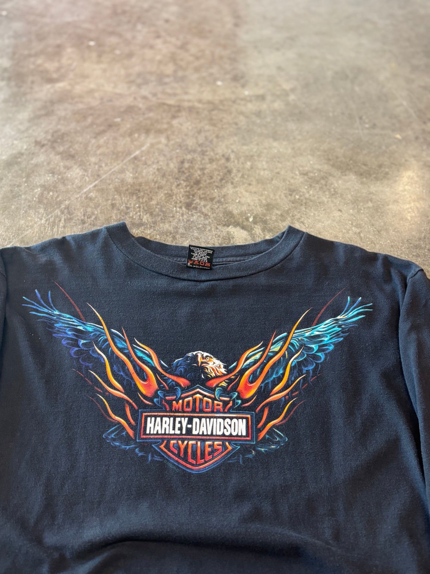 Vintage Harley Davidson Eagle long sleeve size xl