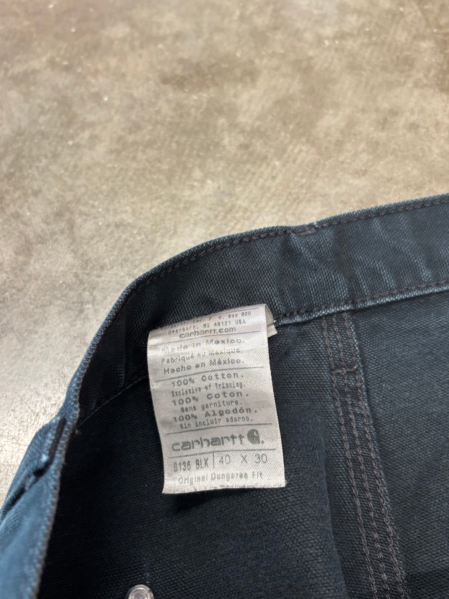 Black Carhartt double knees