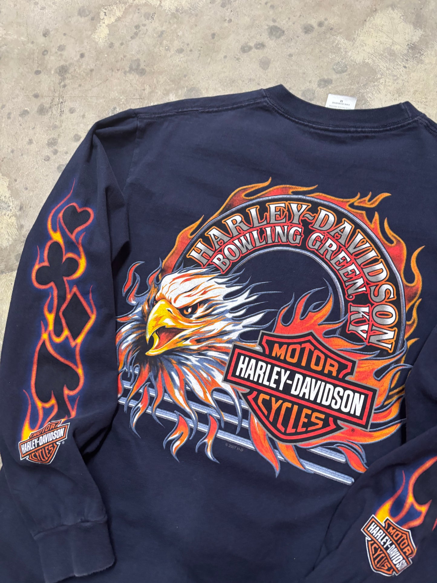 Harley Davidson Poker long sleeve shirt size medium
