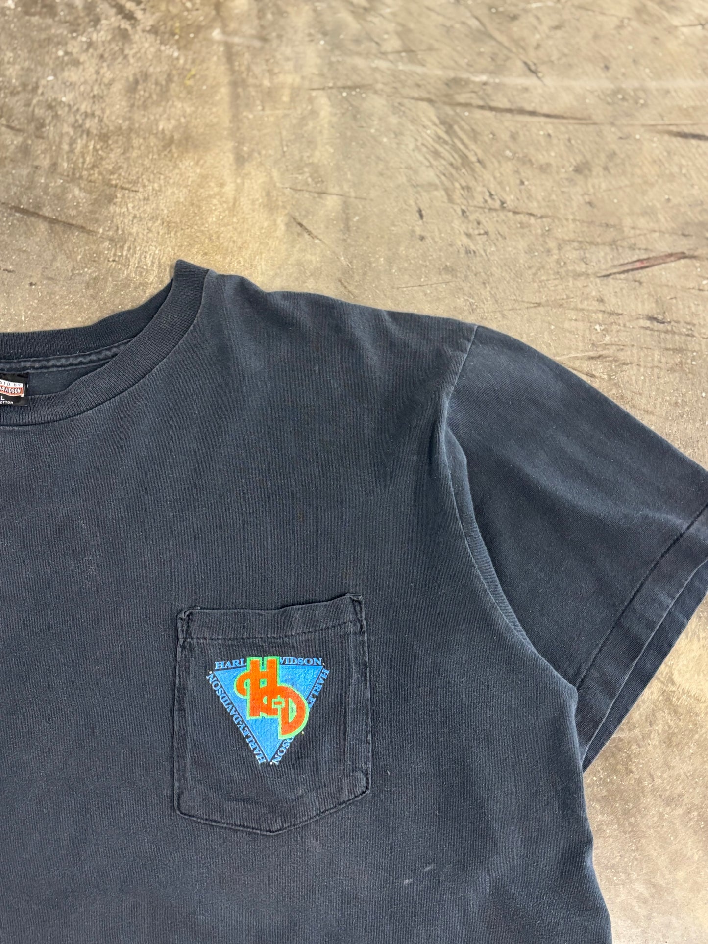 Vintage Harley Davidson Fun Wear Wolf shirt size XL
