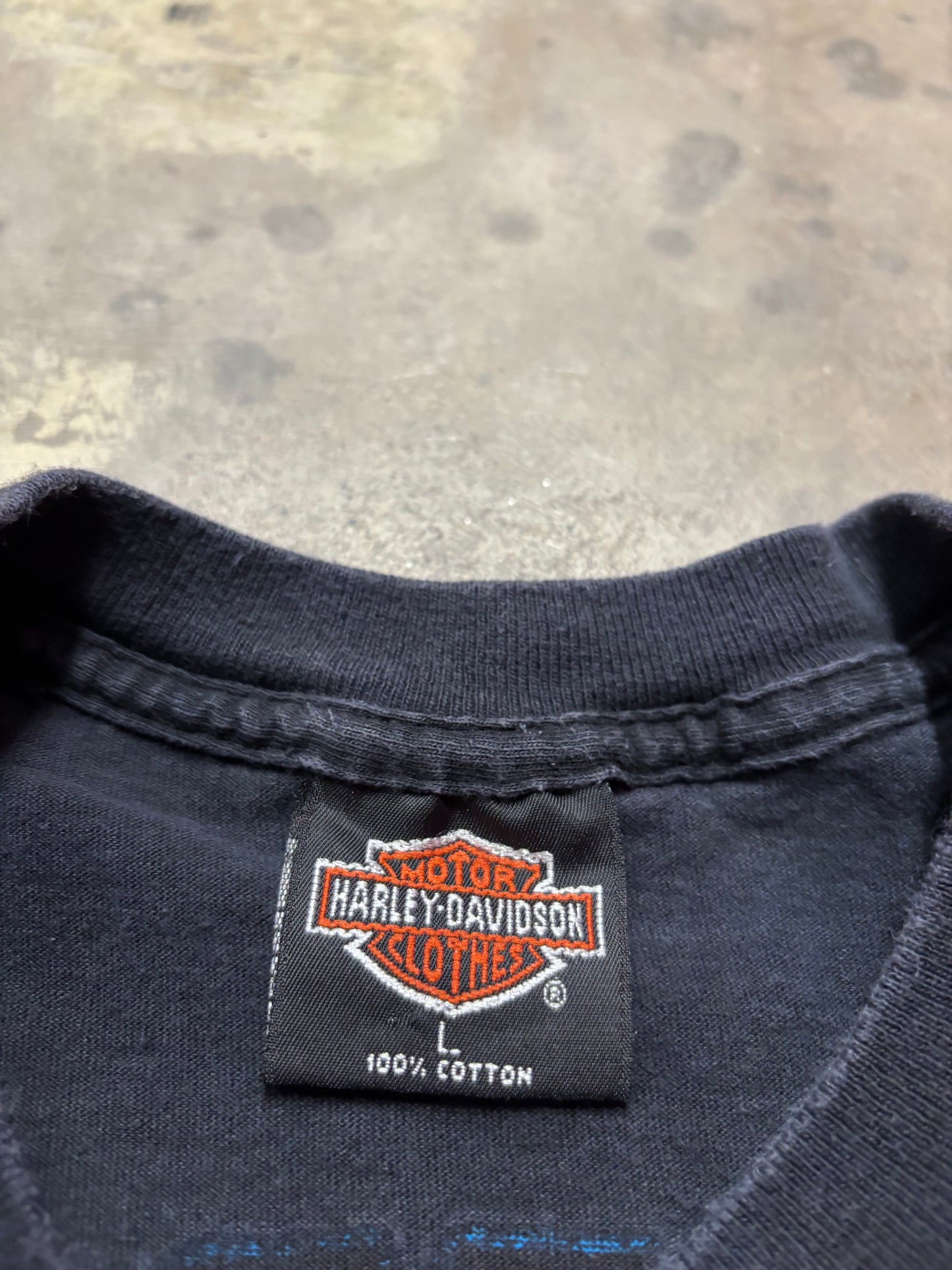 Vintage Harley Davidson wolf moon shirt size large