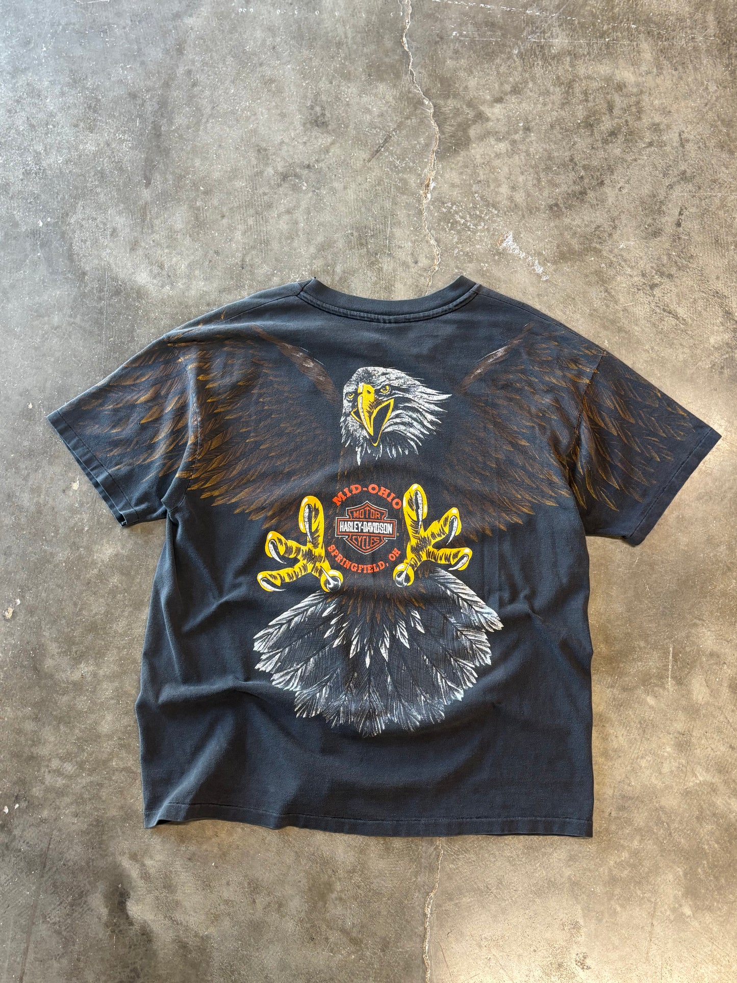 Vintage Harley Davidson Eagle AOP size extra large