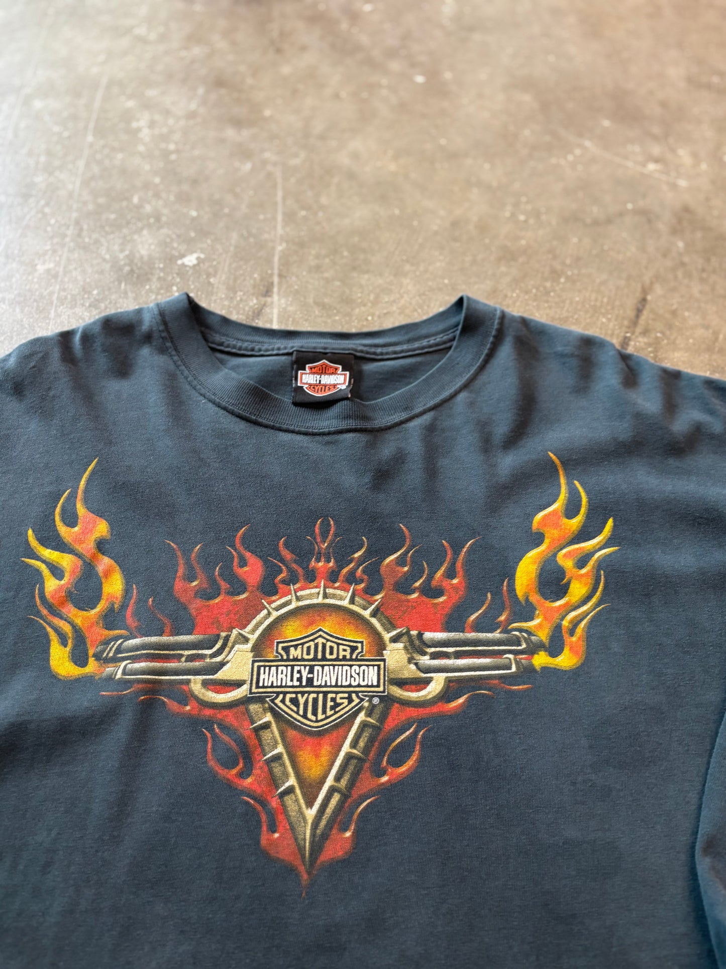 Vintage Harley Davidson Pipes long sleeve size xxl