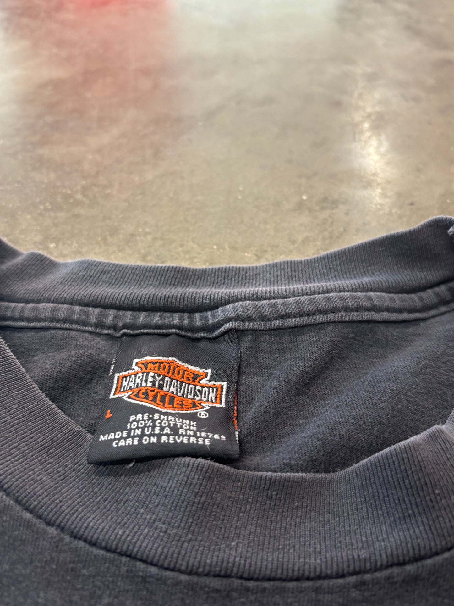 Vintage Harley Davidson Screaming eagle long sleeve size large