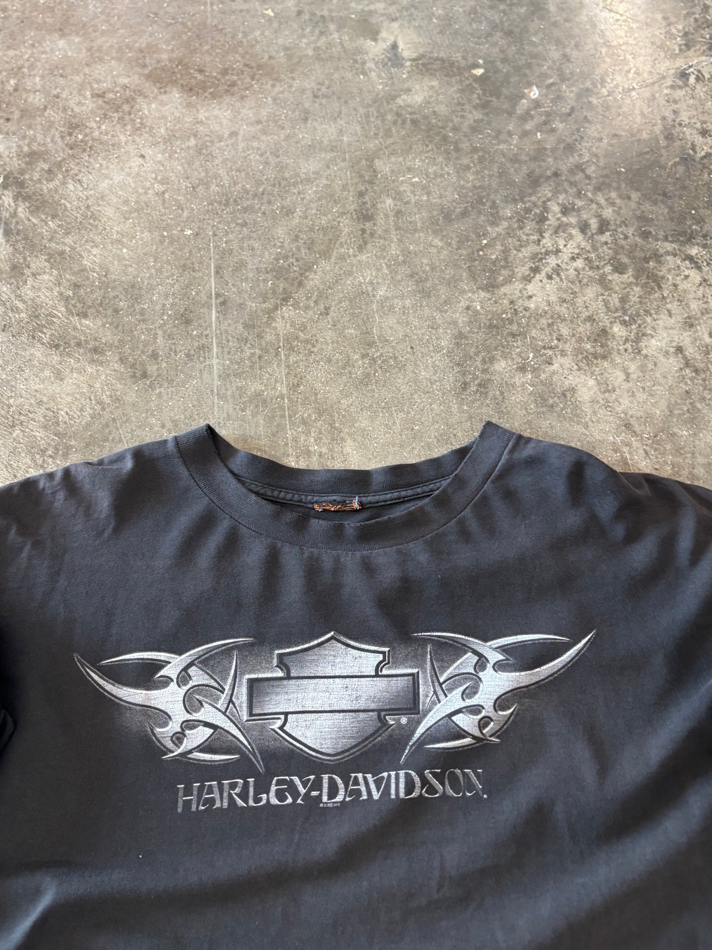 Vintage Harley Davidson Barbed Wire long sleeve size xxl