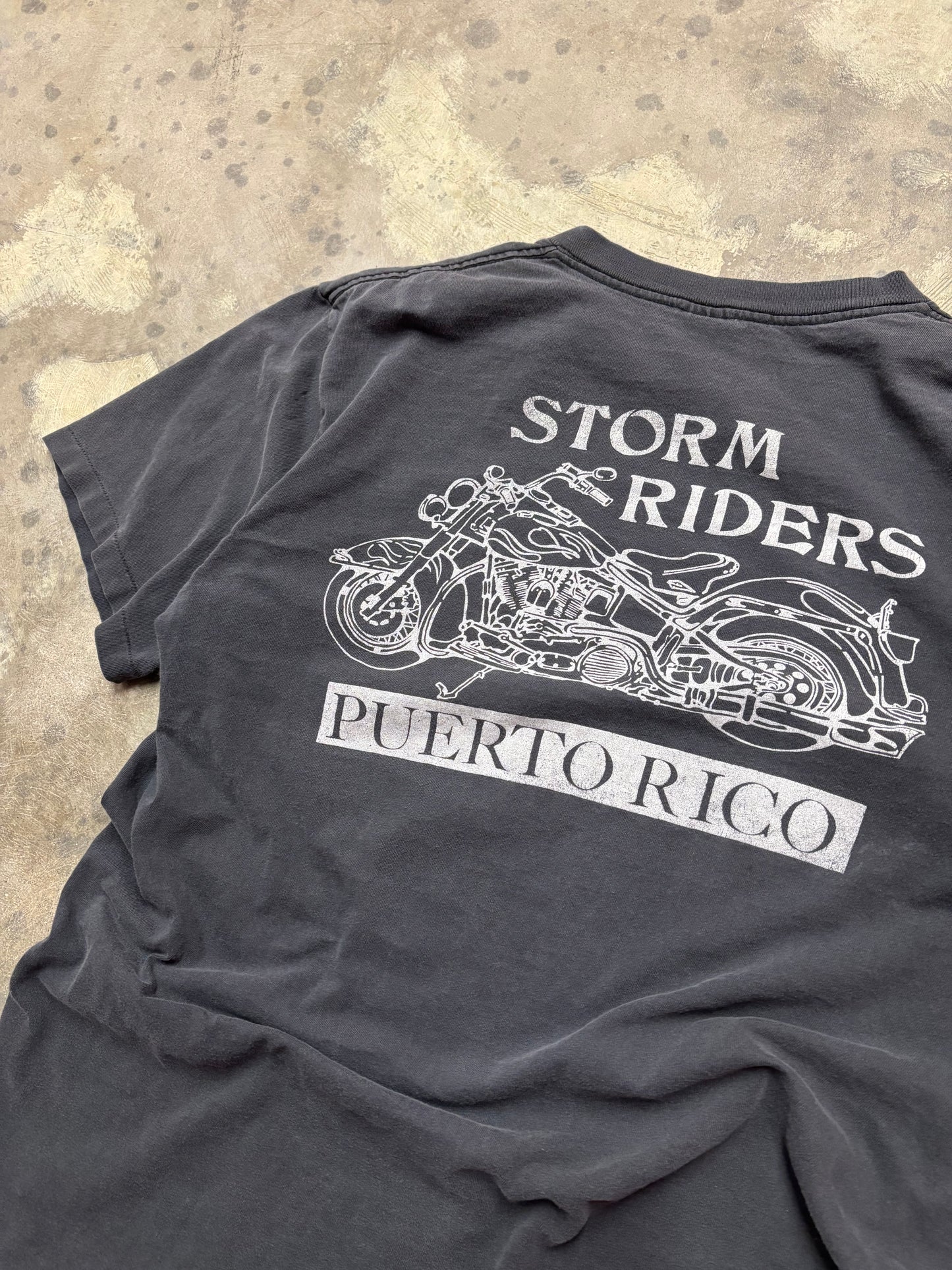 Vintage Harley Davidson Bike AOP shirt size large