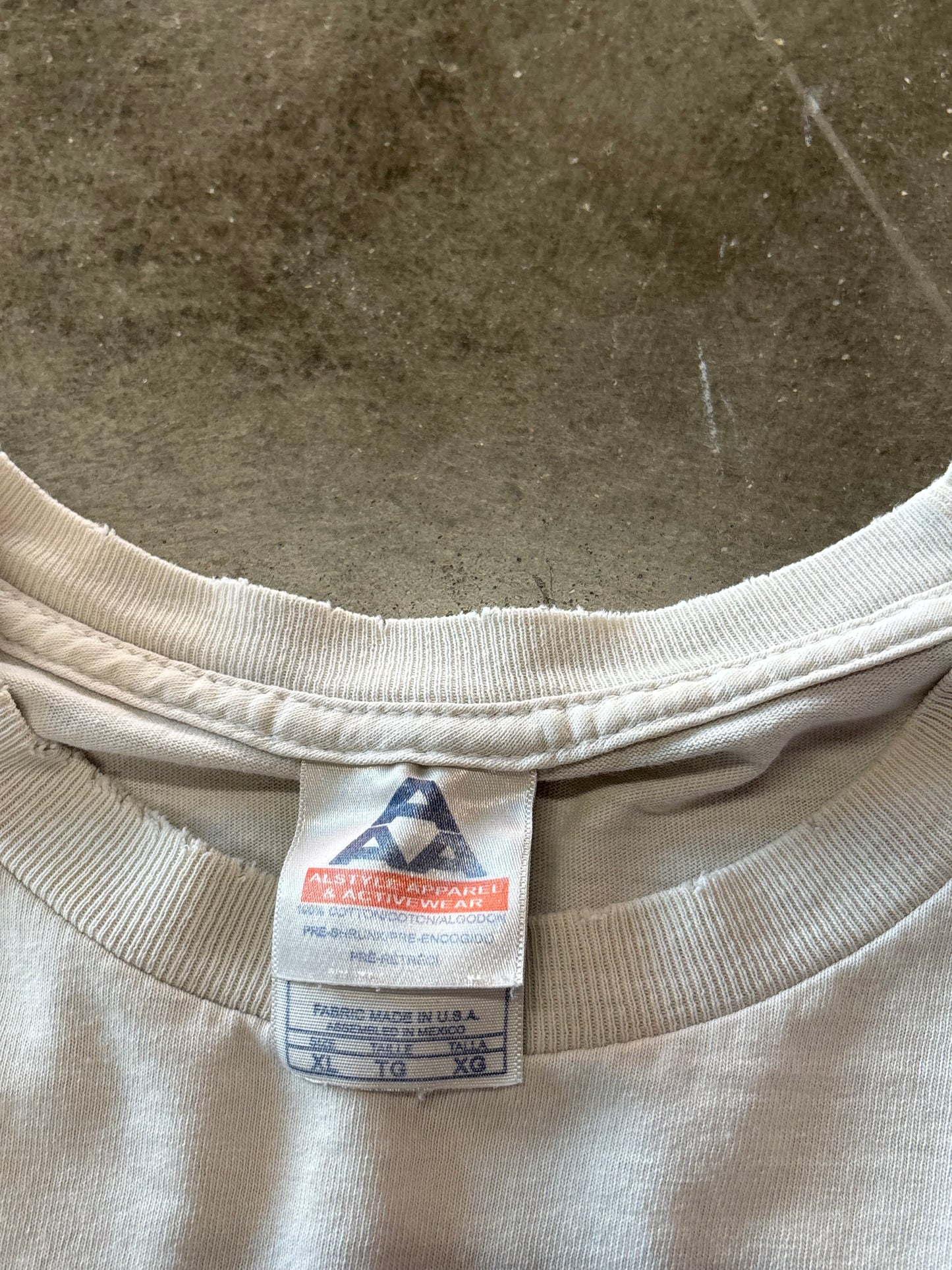 Vintage West Coast choppers white long sleeve size XL