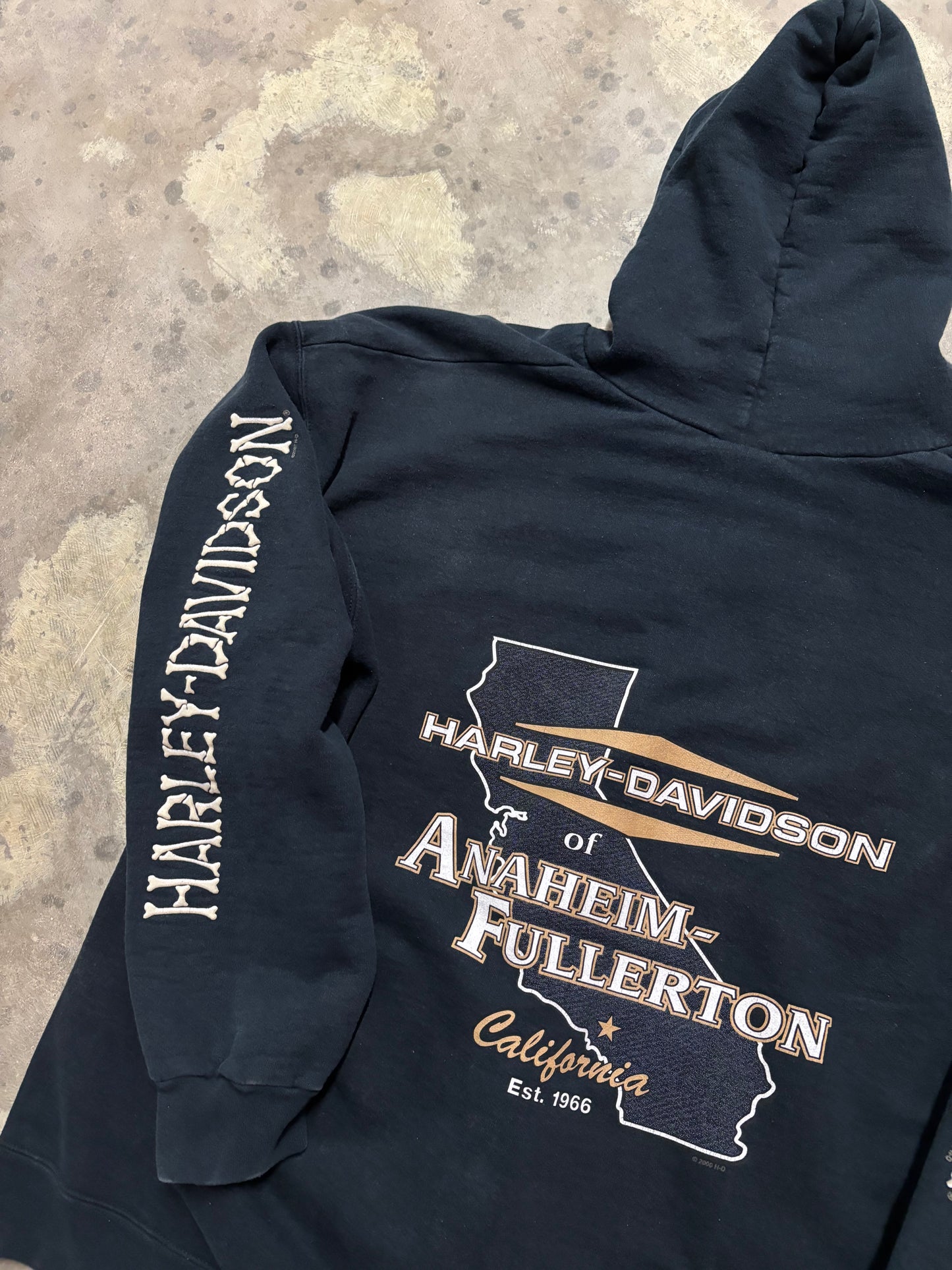 Harley Davidson Bad to the bone zip up size large
