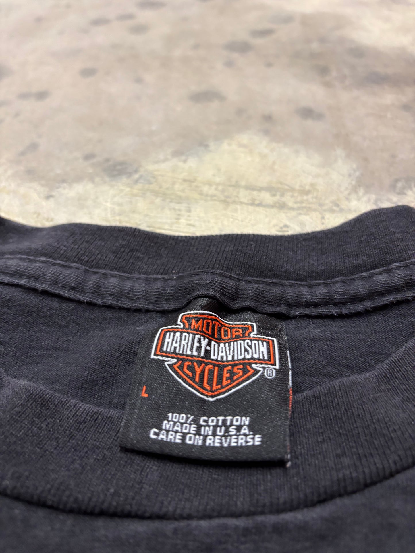 Vintage Harley Davidson SpiderWeb long sleeve size large