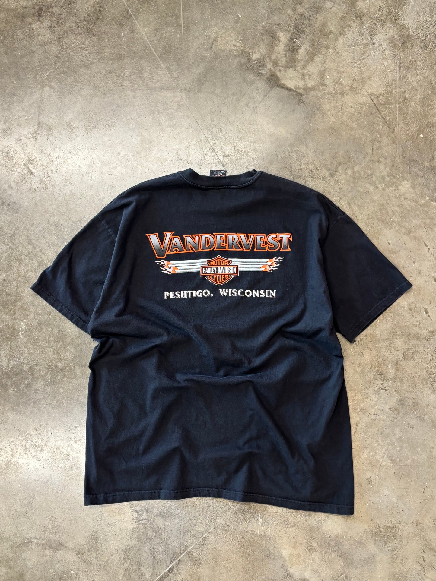 Vintage Harley Davidson bad to the bone shirt size xxl