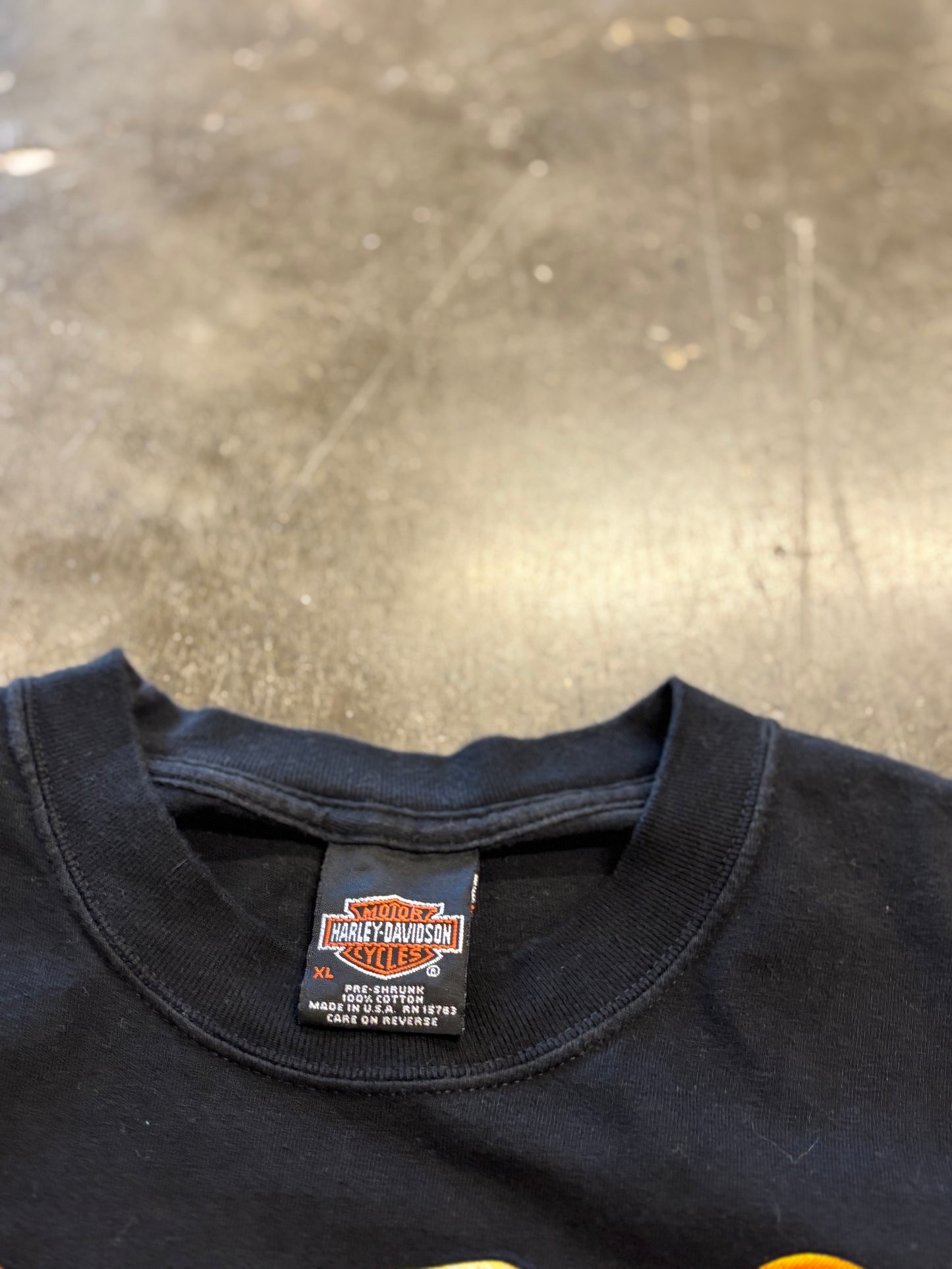 Vintage Harley Davidson Flaming Eagle shirt size XL