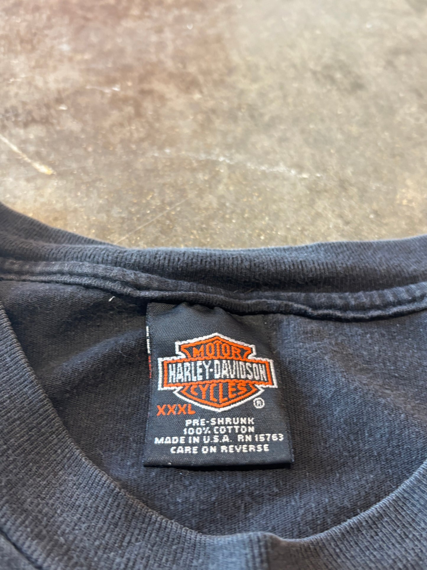 Vintage Harley Davidson Rising Flame long sleeve size xxxl