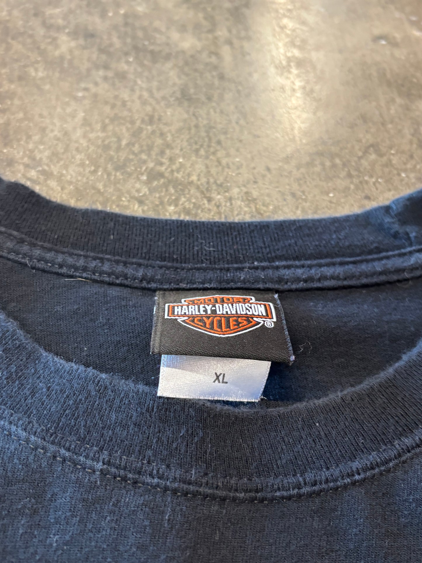 Vintage Harley Davidson Chrome long sleeve size xl