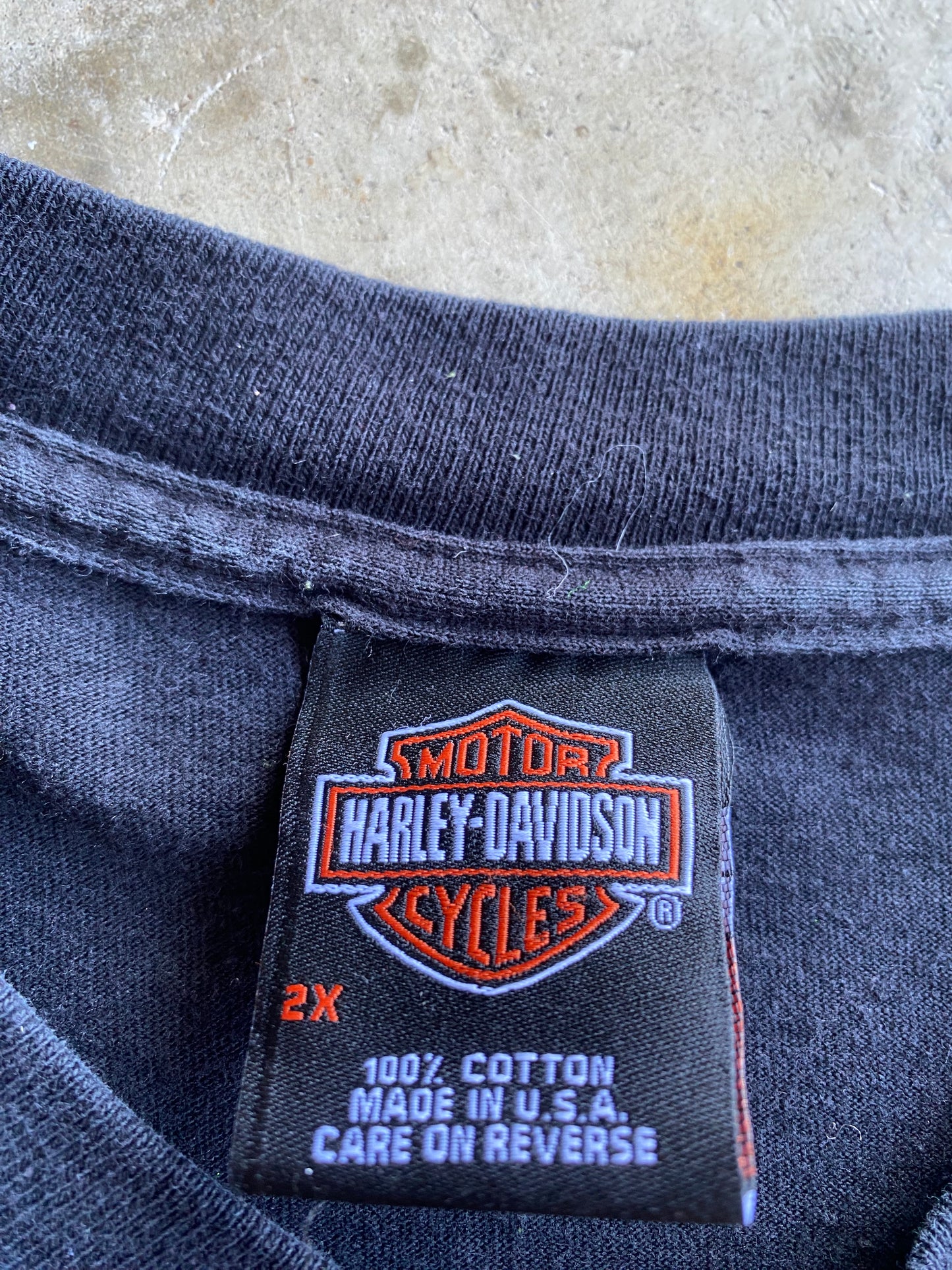 Vintage Harley Davidson Spider Web long sleeve shirt size 2XL