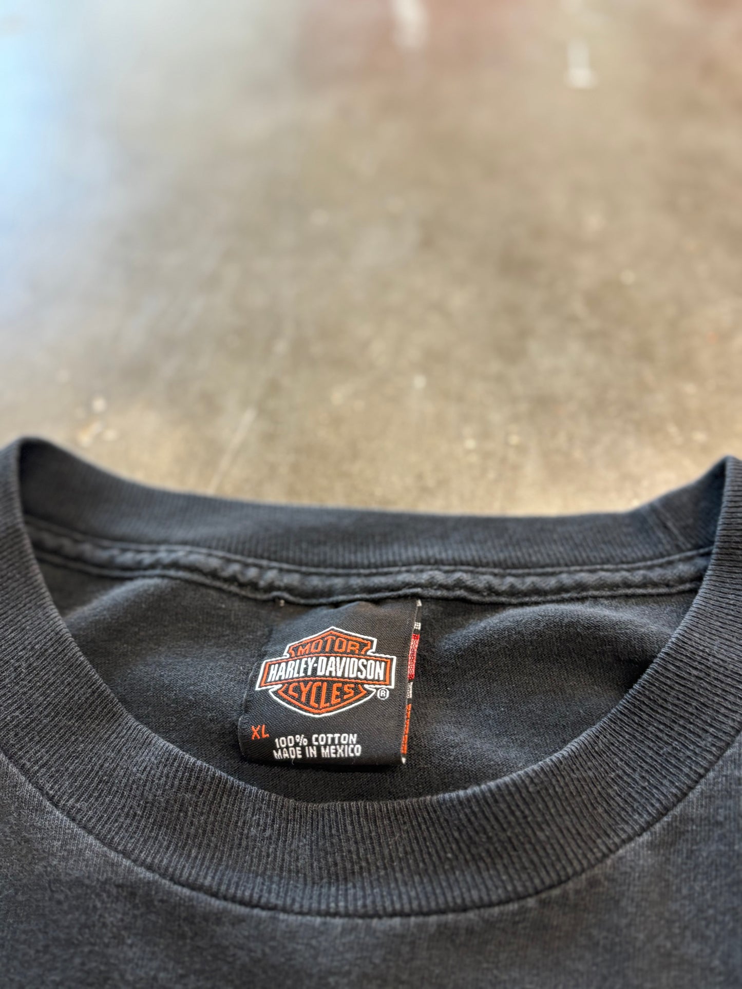 Harley Davidson flame eagle long sleeve size xl