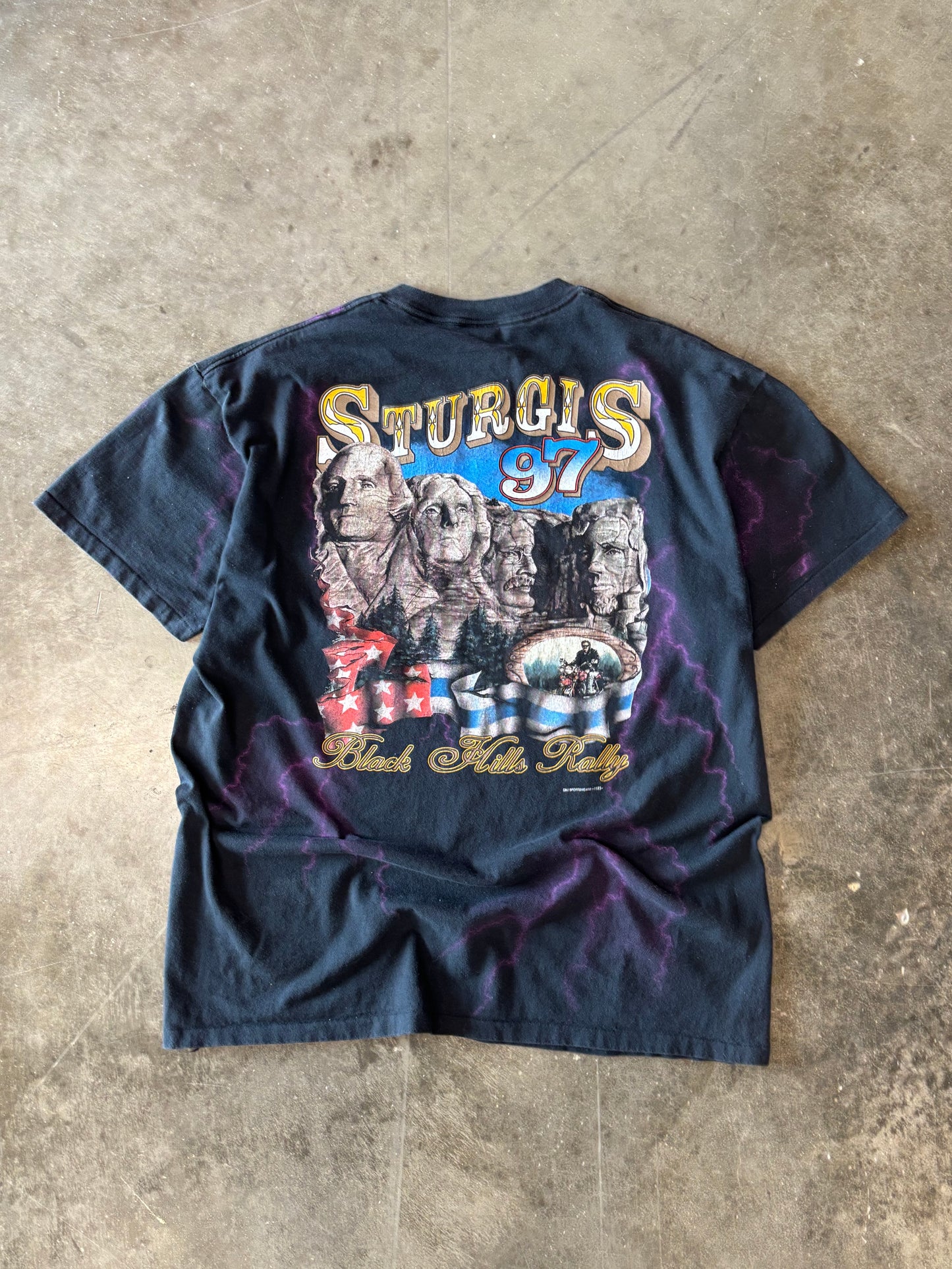 Vintage Sturgis Wizard lighting shirt size XL