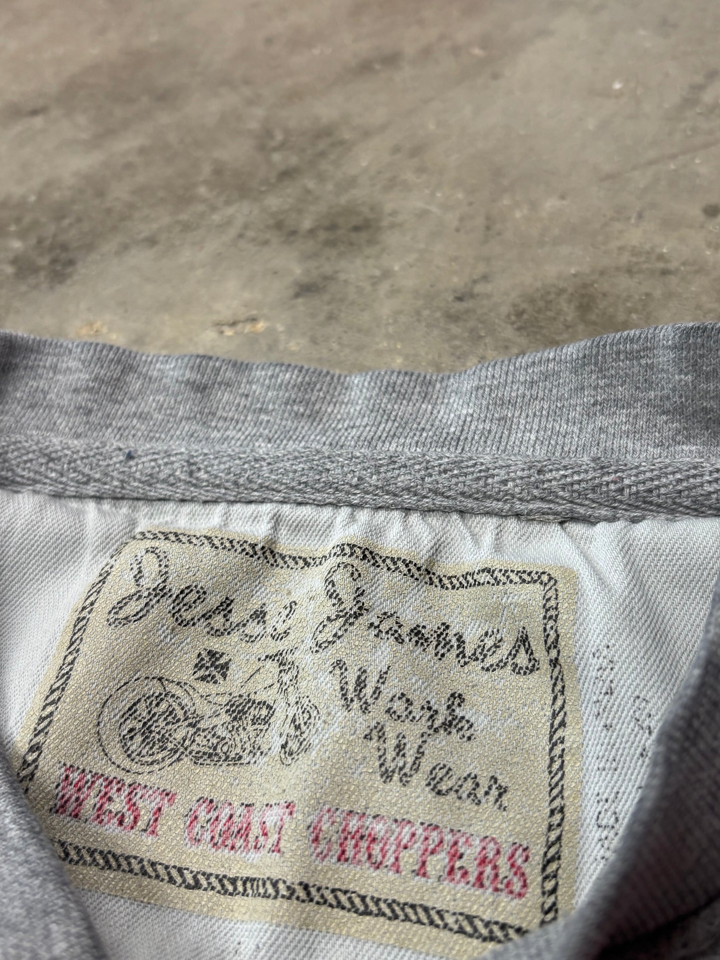 Vintage West coast choppers thermal size medium