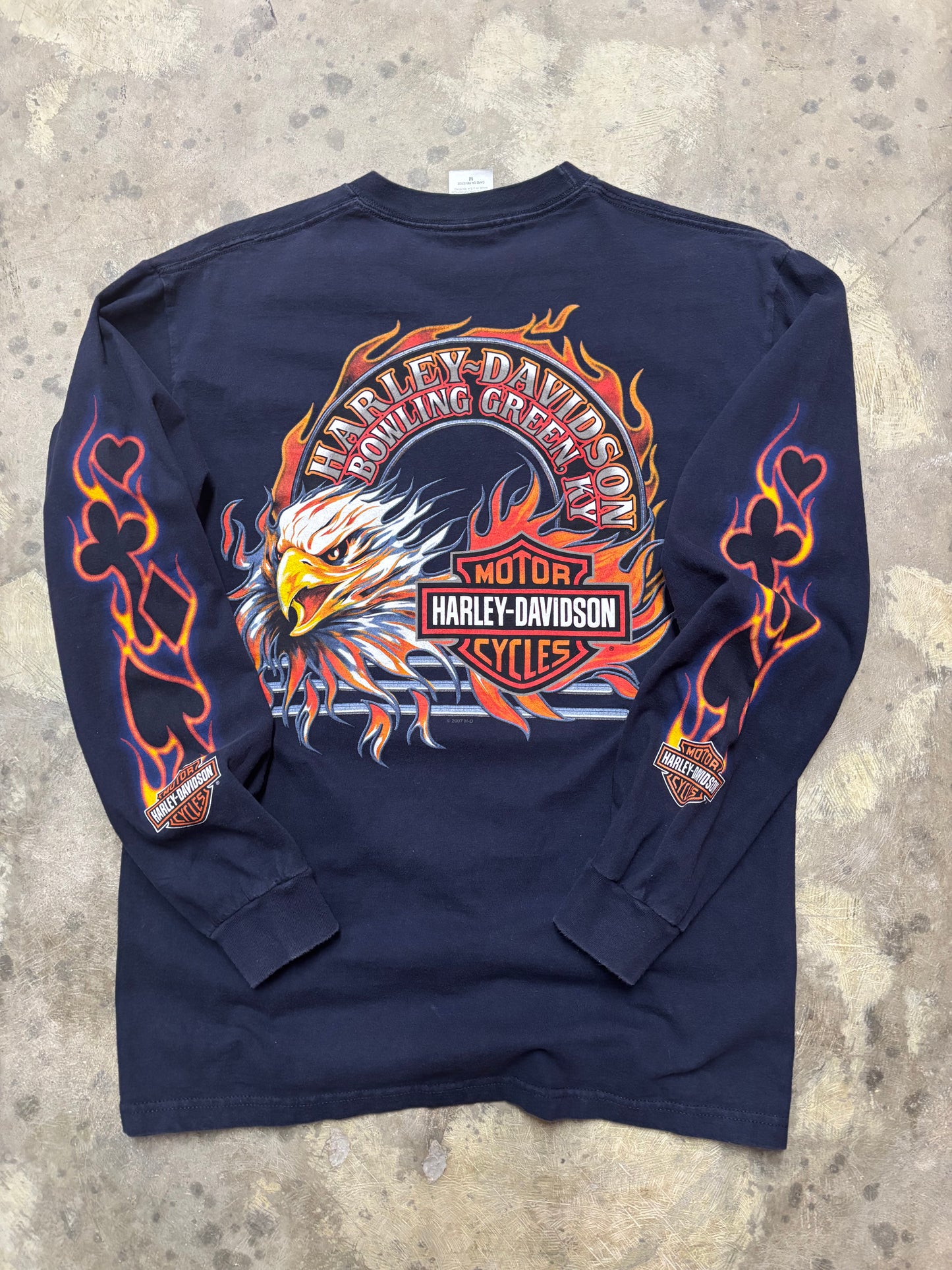 Harley Davidson Poker long sleeve shirt size medium