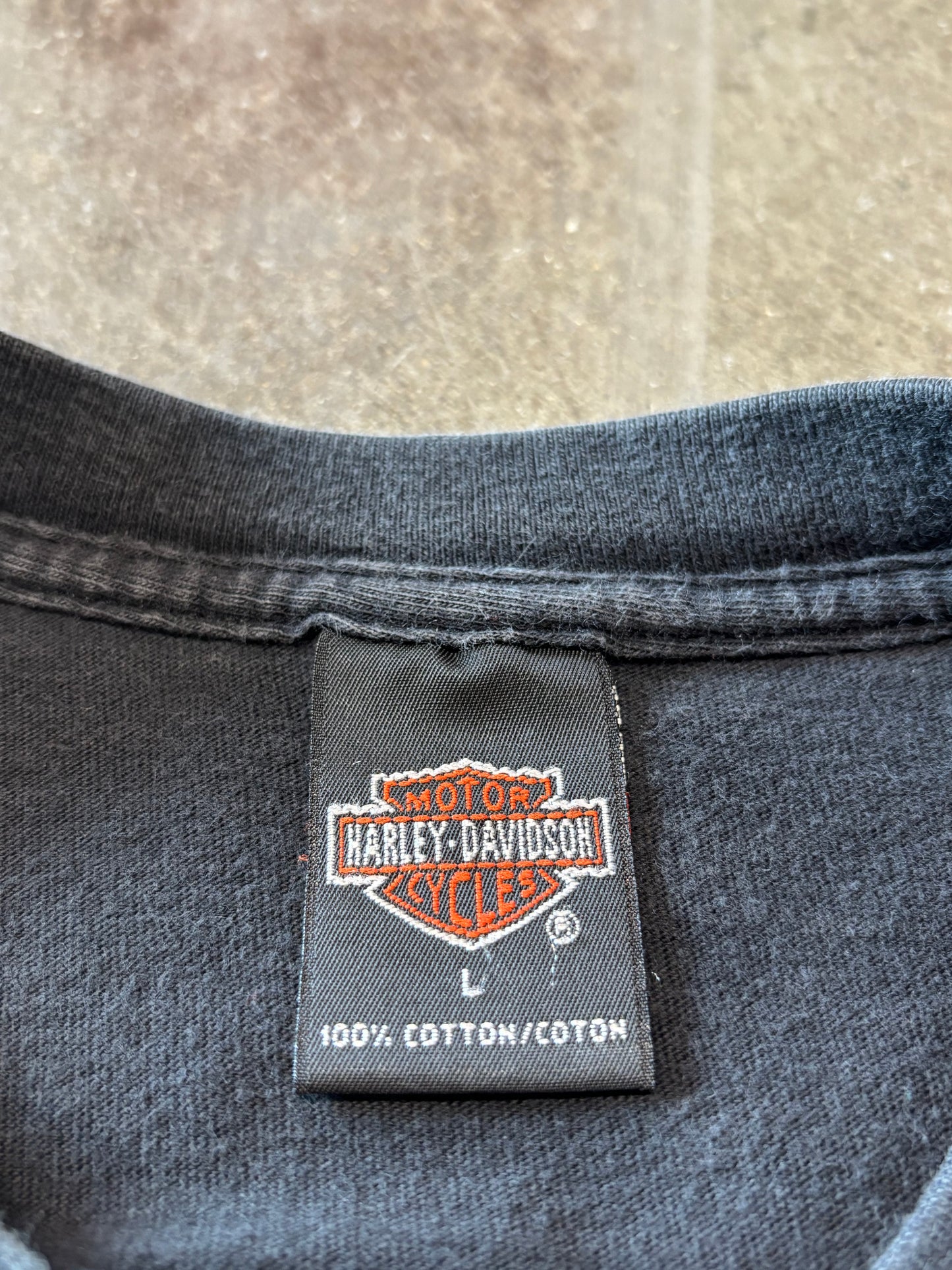 Vintage Harley Davidson Dayton Bike week long sleeve size large