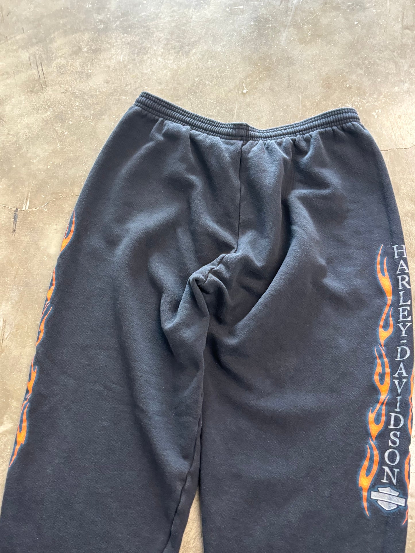 Vintage Harley Davidson flame sweats size xl