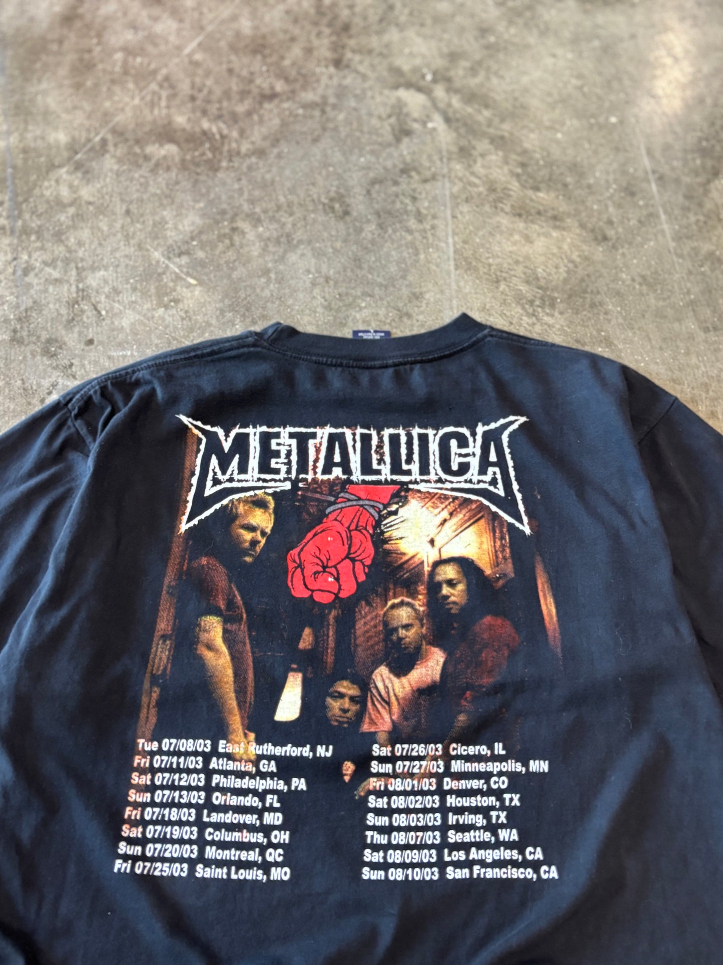 Vintage Metallica 2003 Shirt size large