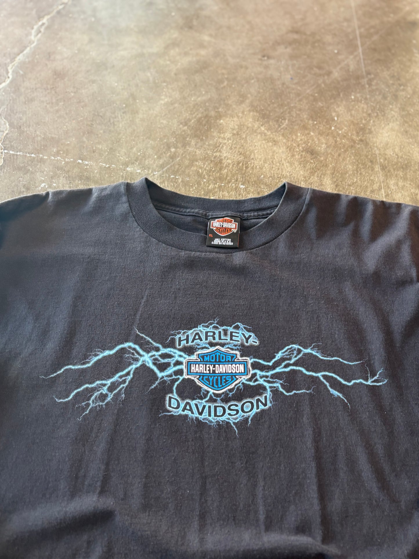 Vintage Harley Davidson Lightning long sleeve size xl