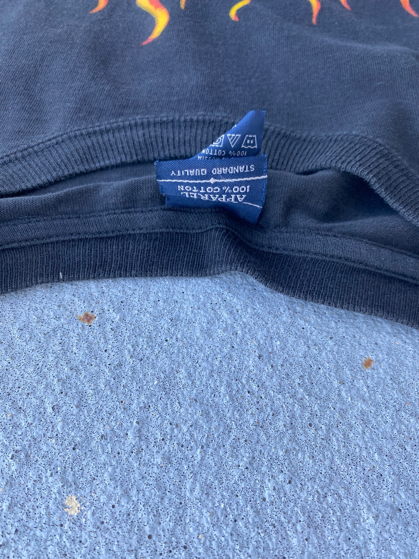 Vintage Sturgis 2003 Flaming Jester Long sleeve shirt size Extra Large