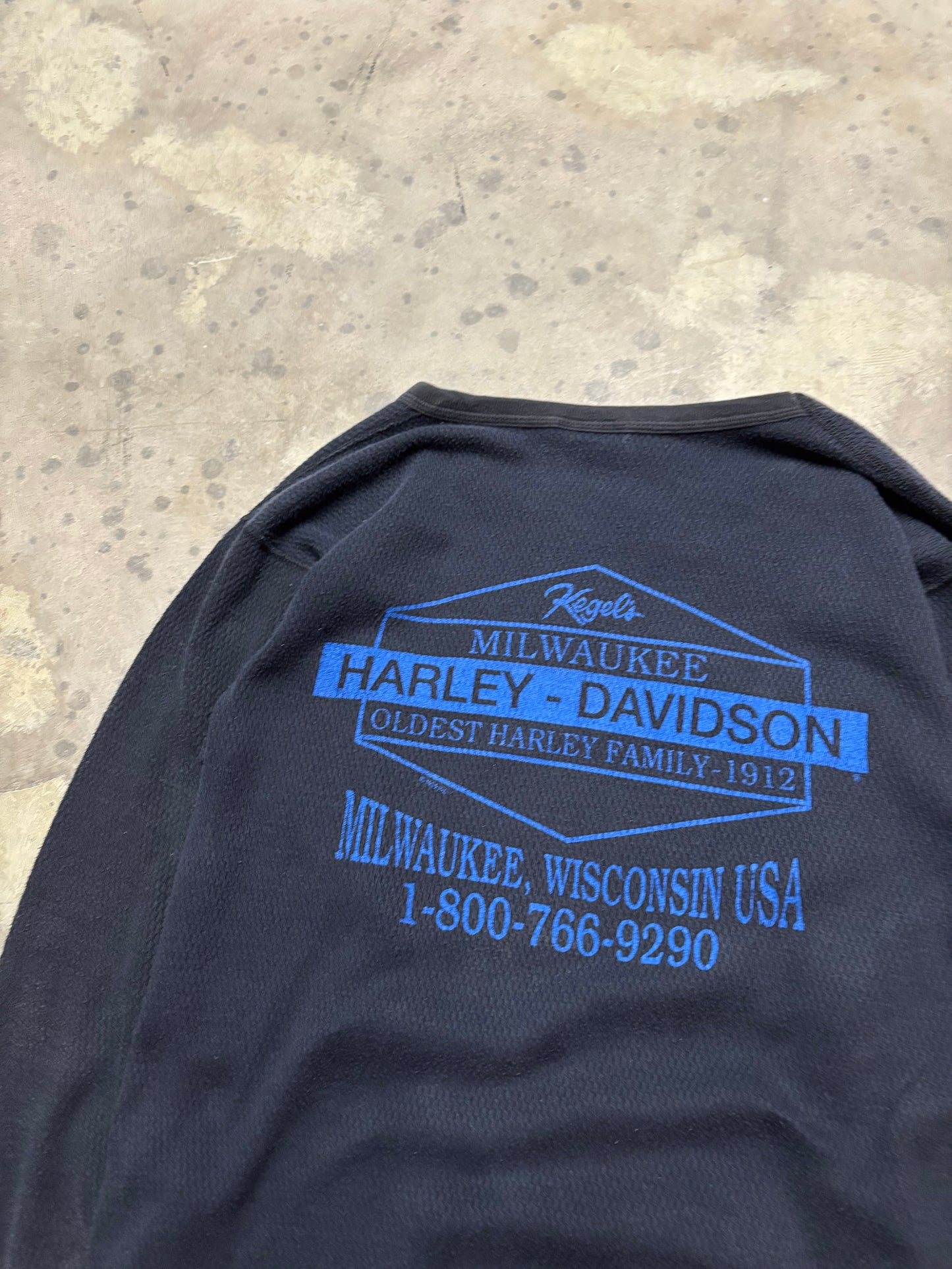 Vintage Harley Davidson purple lightning thermal size XXXL