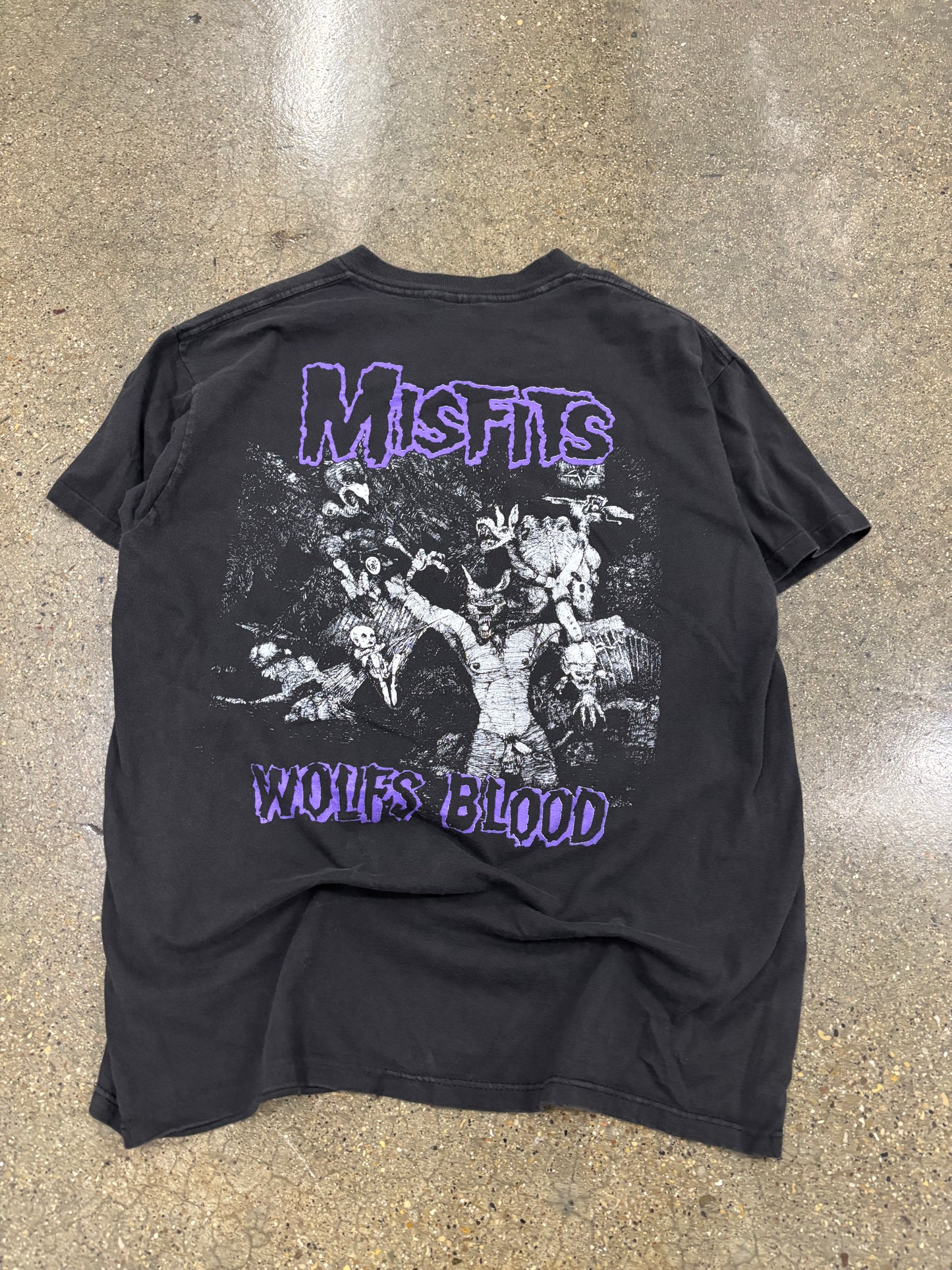 Vintage 1990 Misfits shirt size large