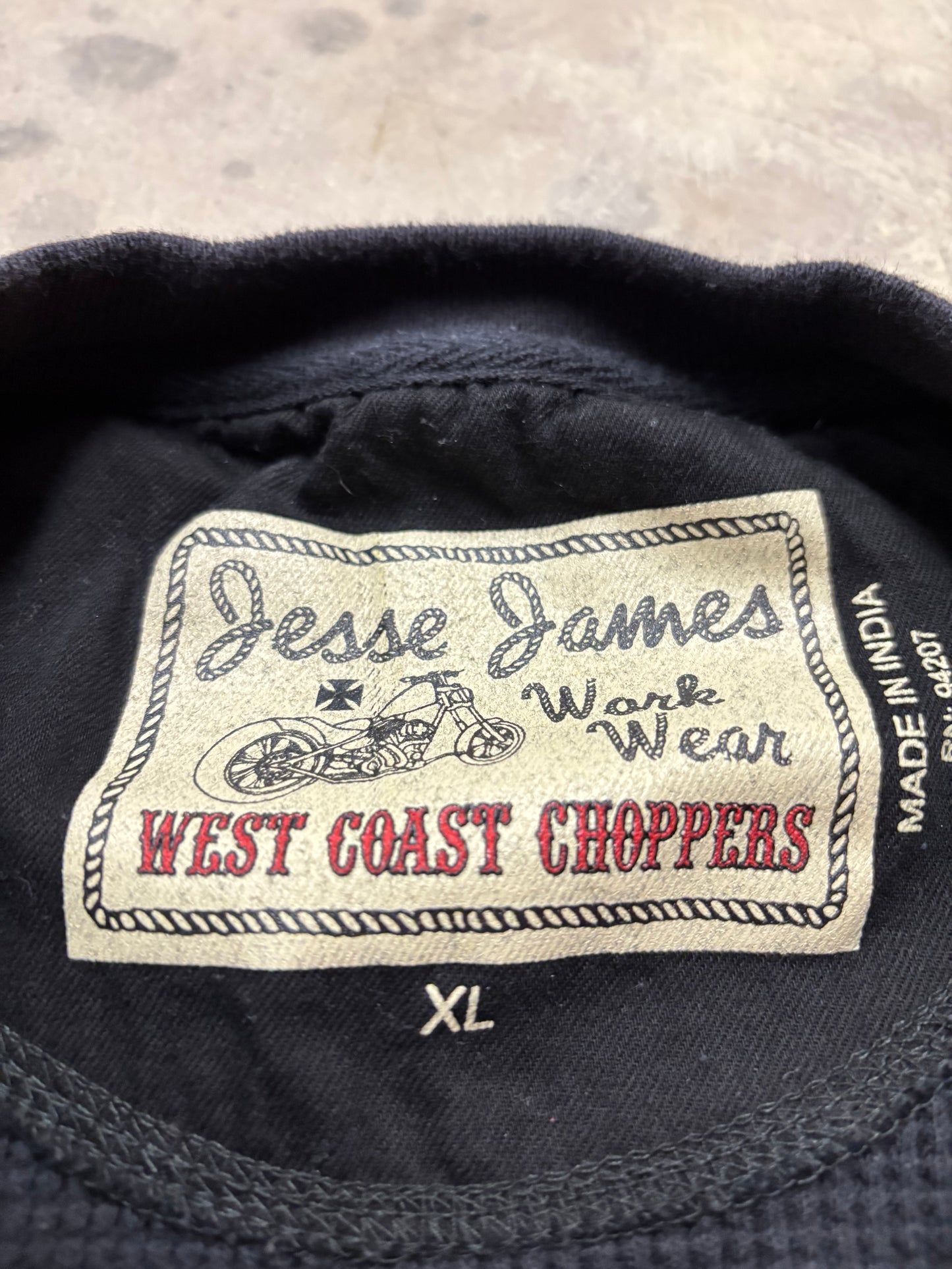 Vintage West Coast Choppers Thermal Size extra large