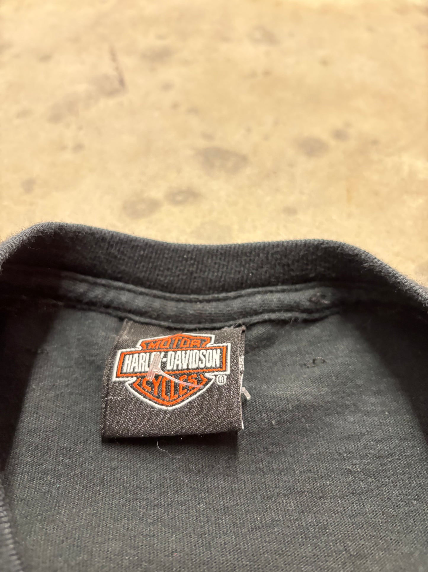 Vintage Harley Davidson skull long sleeve size large