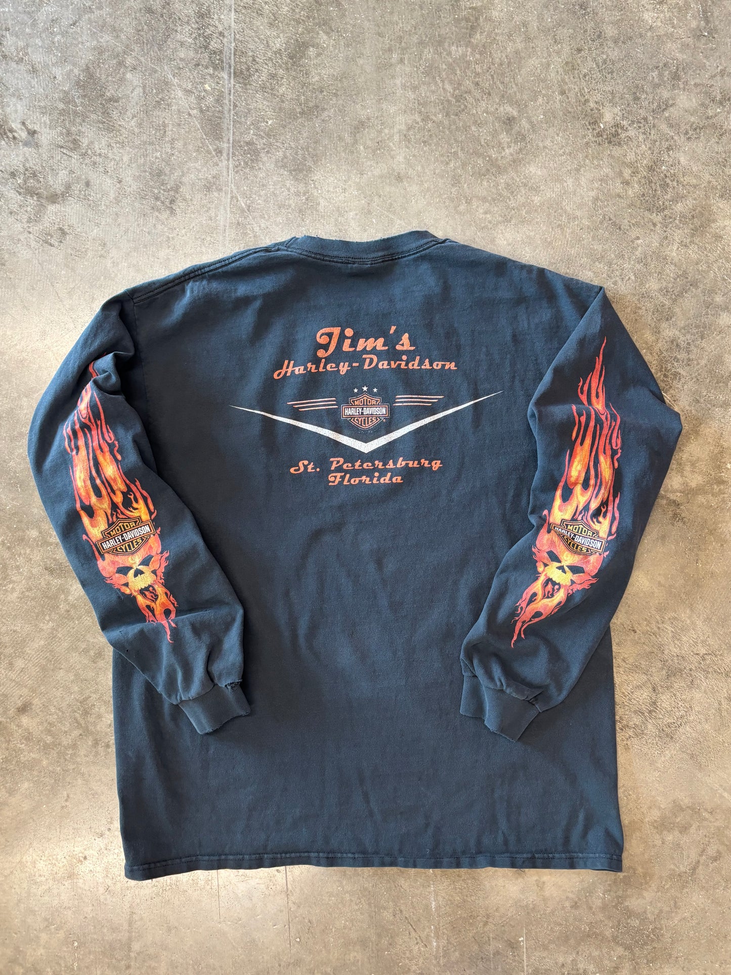 Vintage Harley Davidson Sun long sleeve size XL