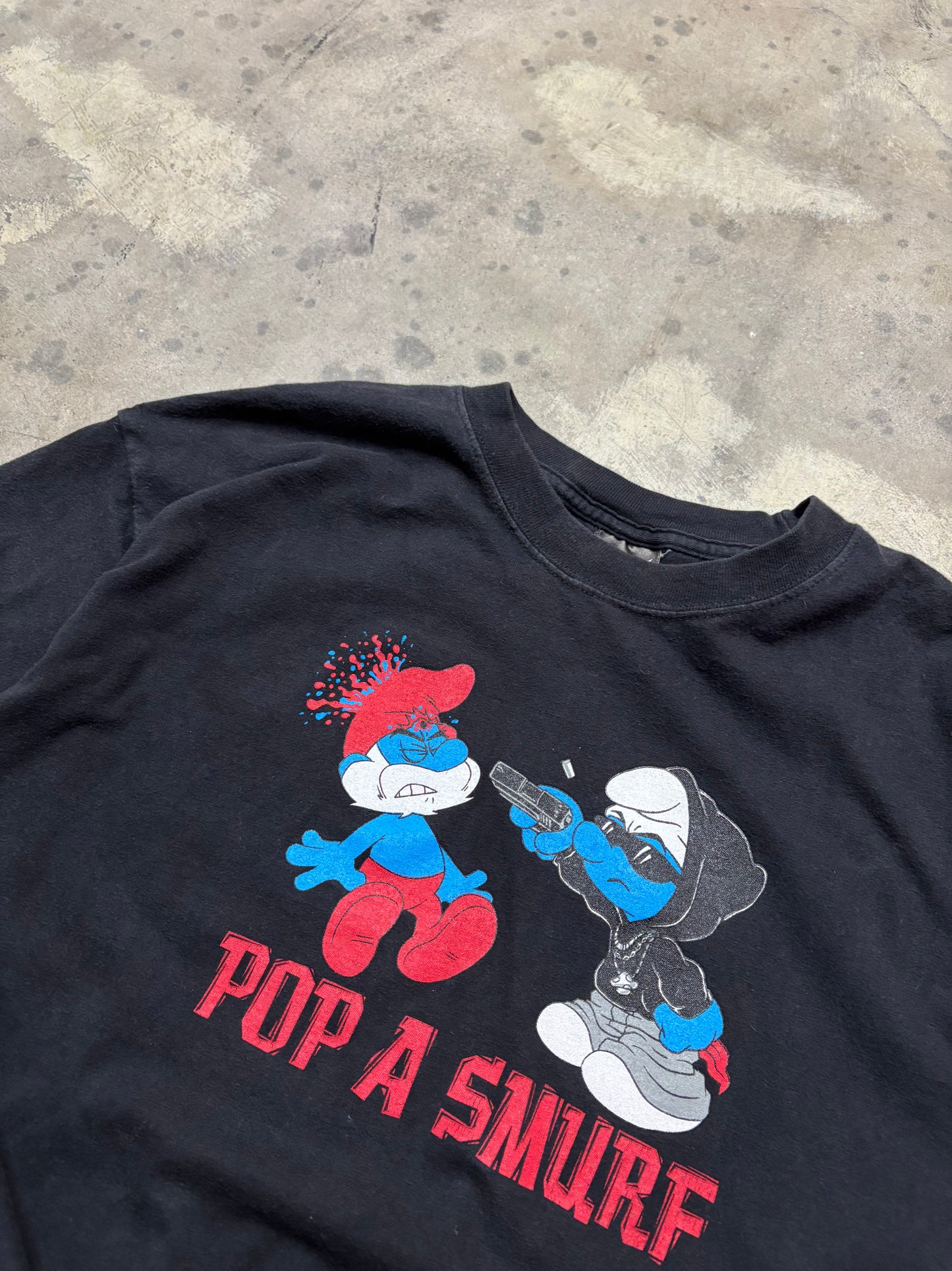 Y2K Pop a Smurf shirt size large