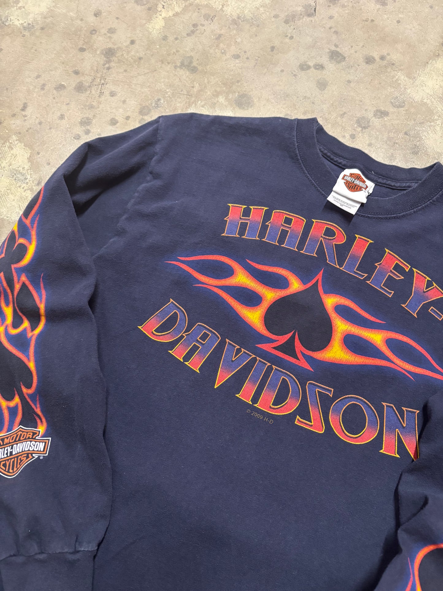 Harley Davidson Poker long sleeve shirt size medium