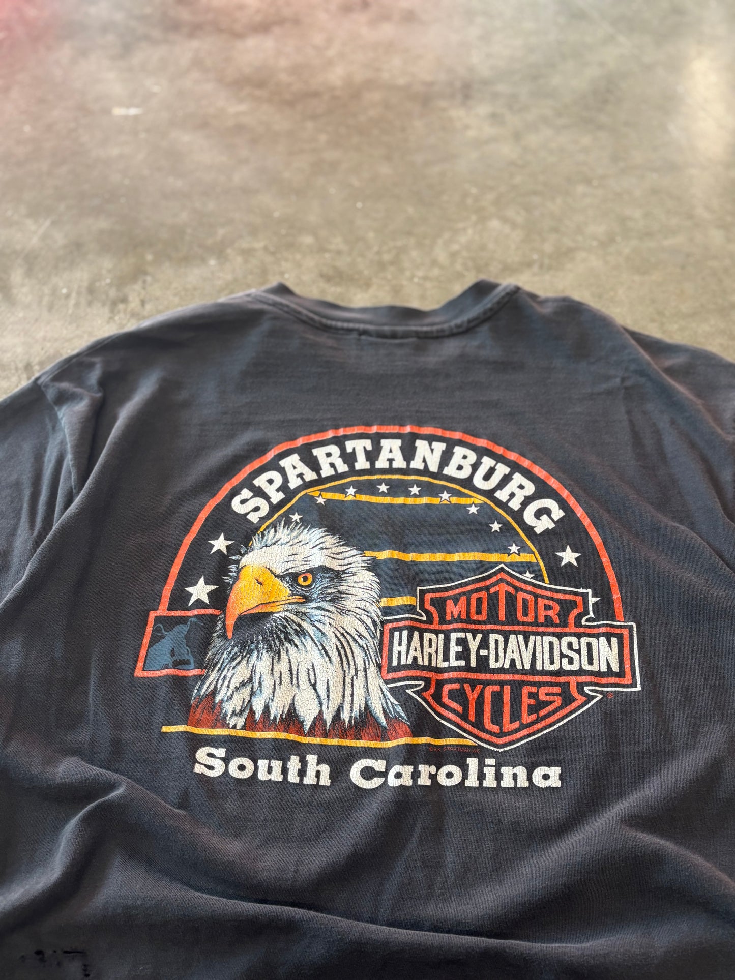 Vintage Harley Panther thrashed shirt size XL