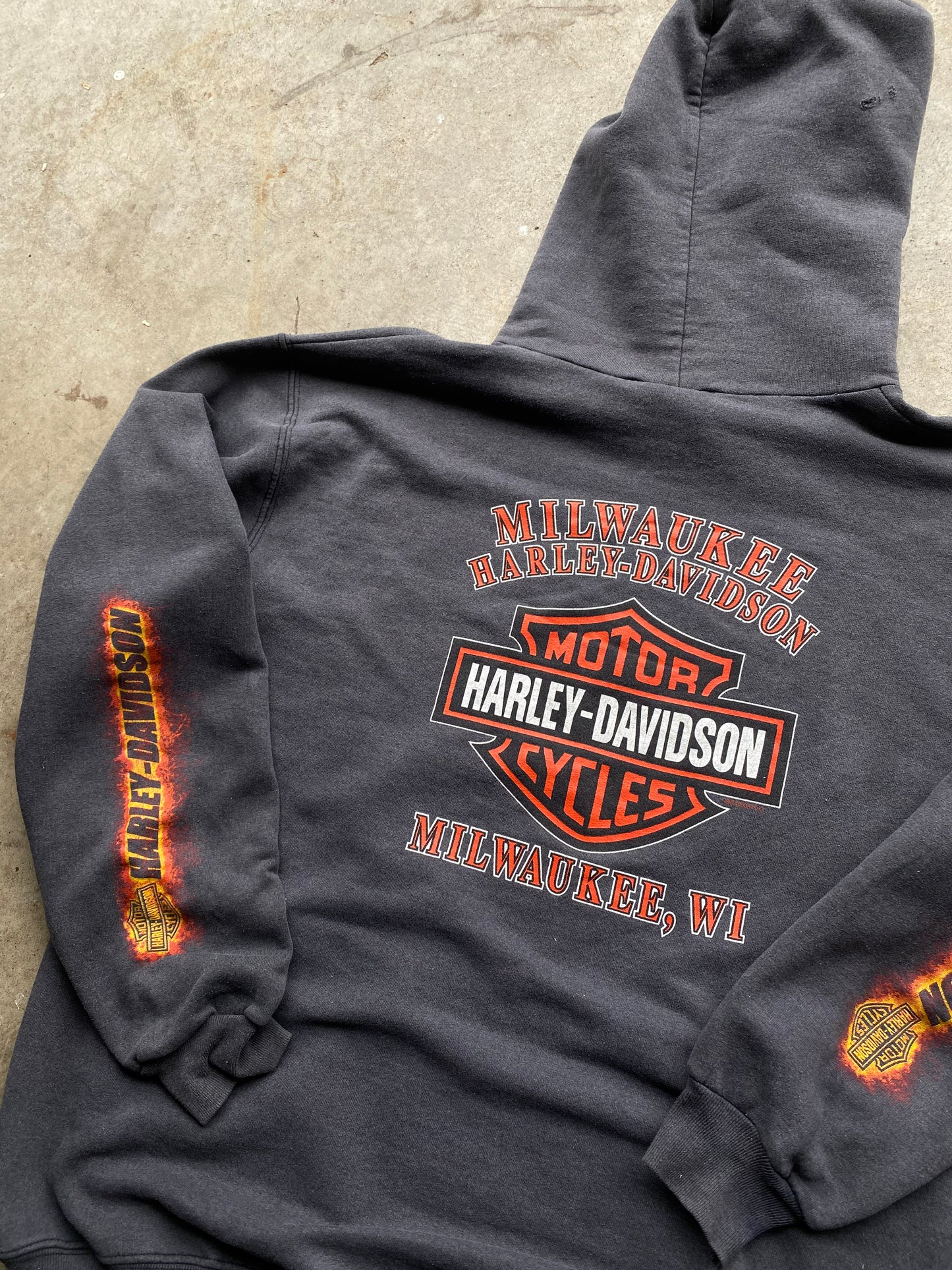 Vintage Harley Davidson Hoodie size large