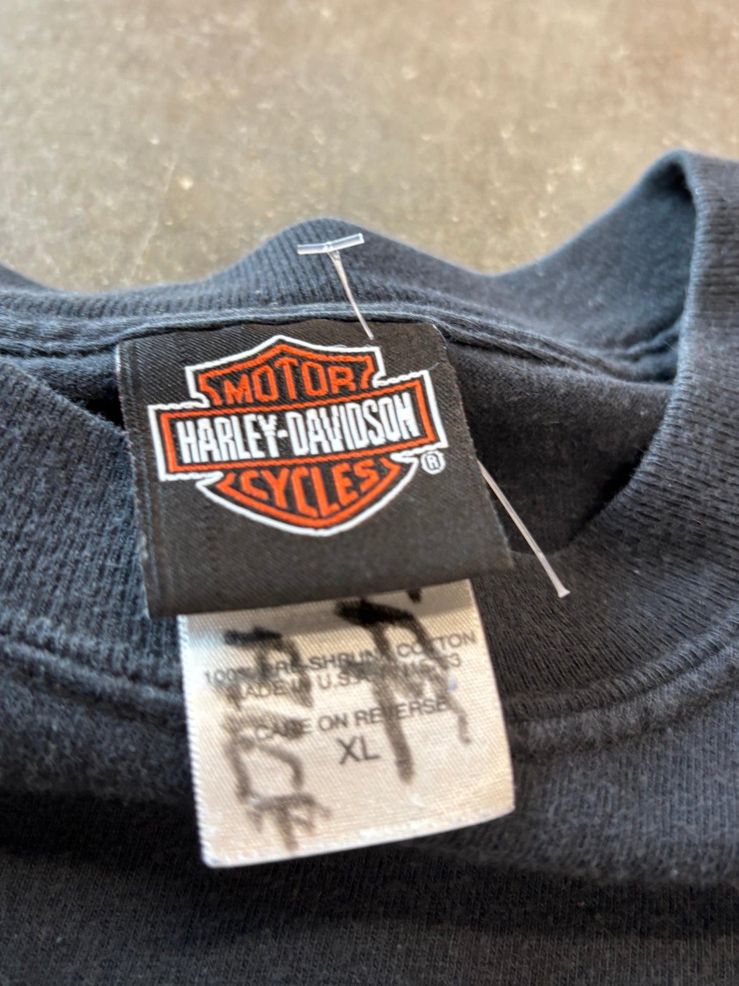 Vintage Harley Davidson Bad to the bone shirt size extra large