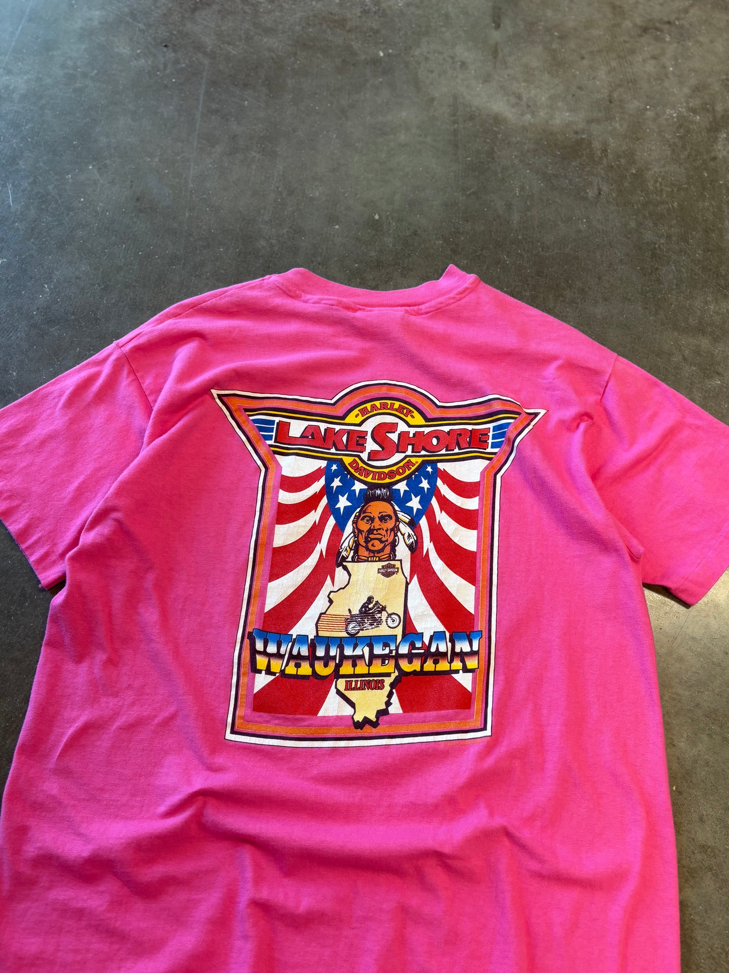 Vintage Harley Davidson Pink Panther shirt size large
