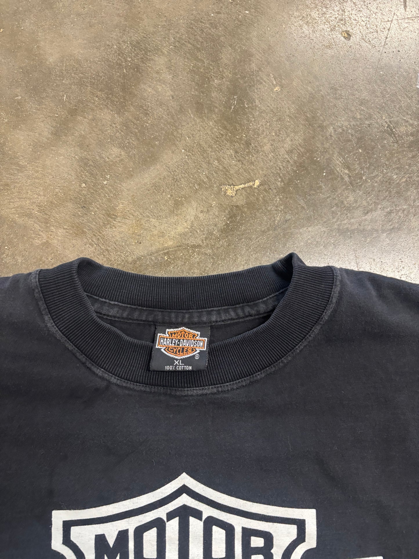 Vintage Harley Davidson Shield Logo size XL