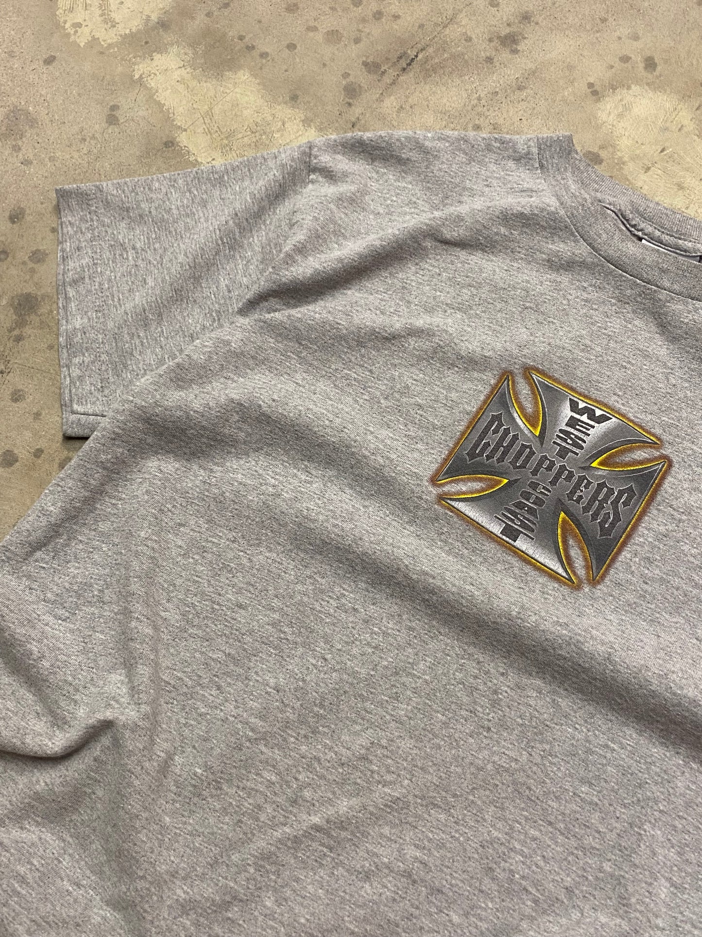 Vintage West Coast Choppers grey shirt size medium