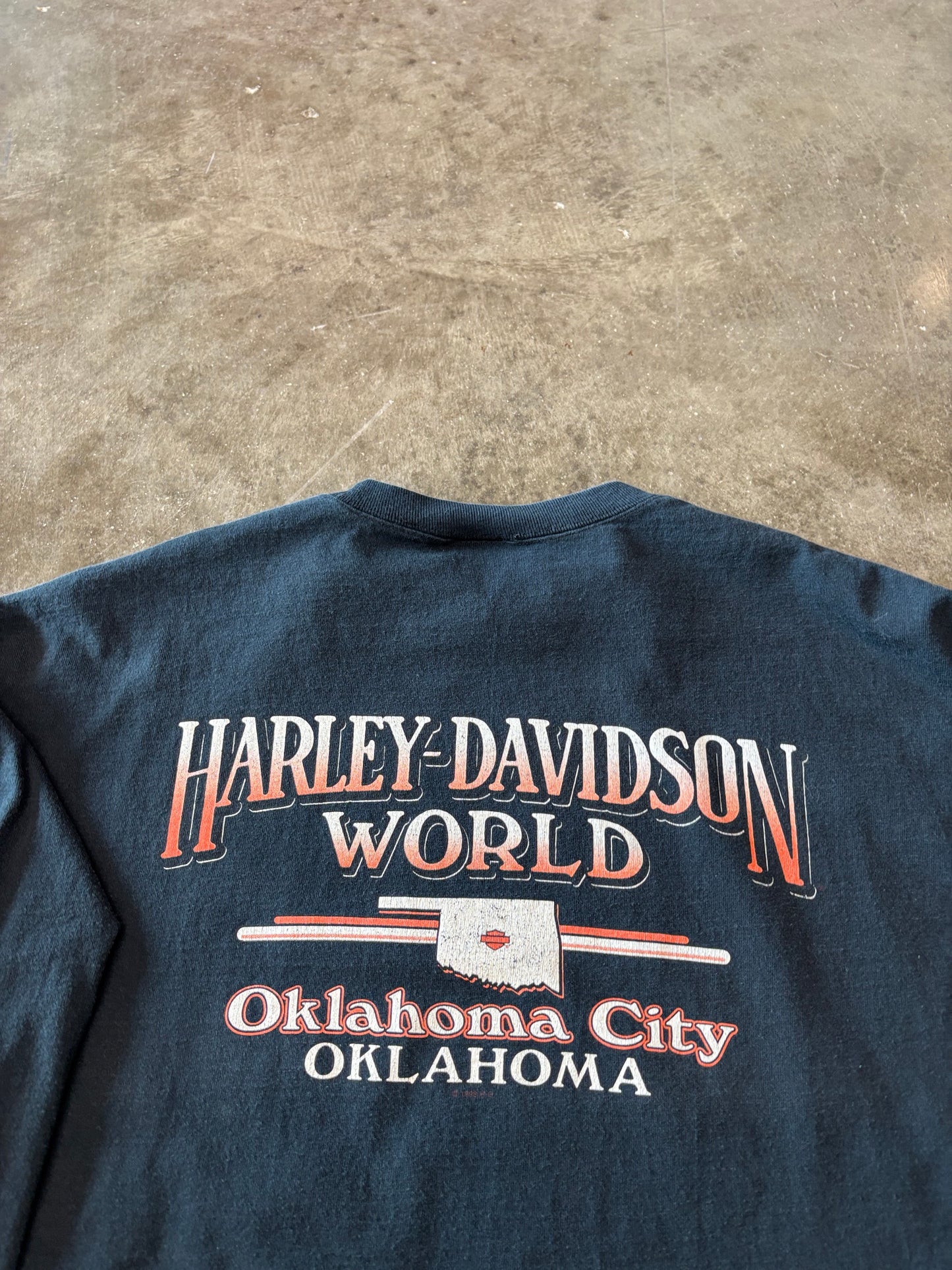Vintage Harley Davidson Feel the heat long sleeve size xxl