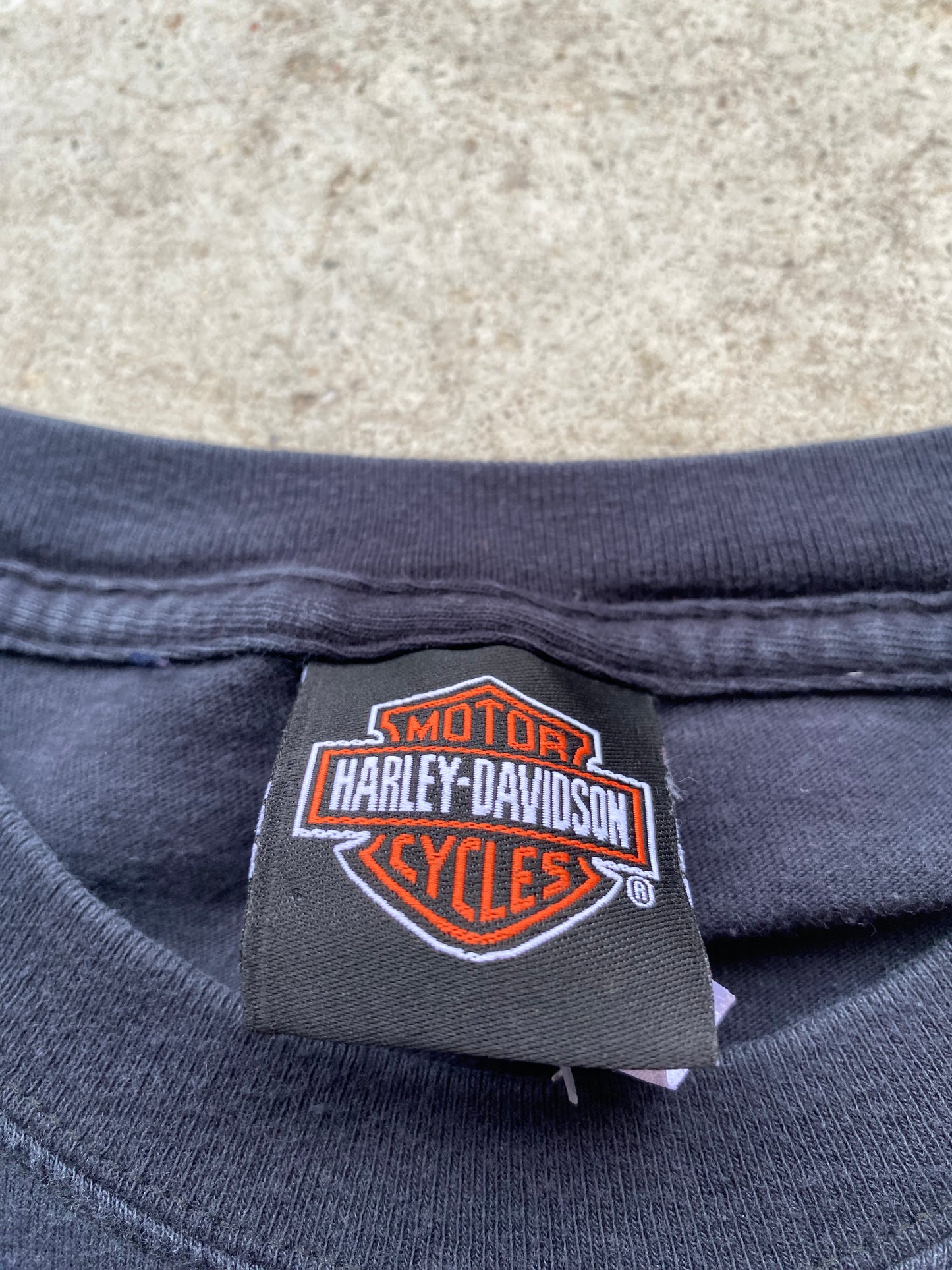Harley Davidson flame poker shirt size large