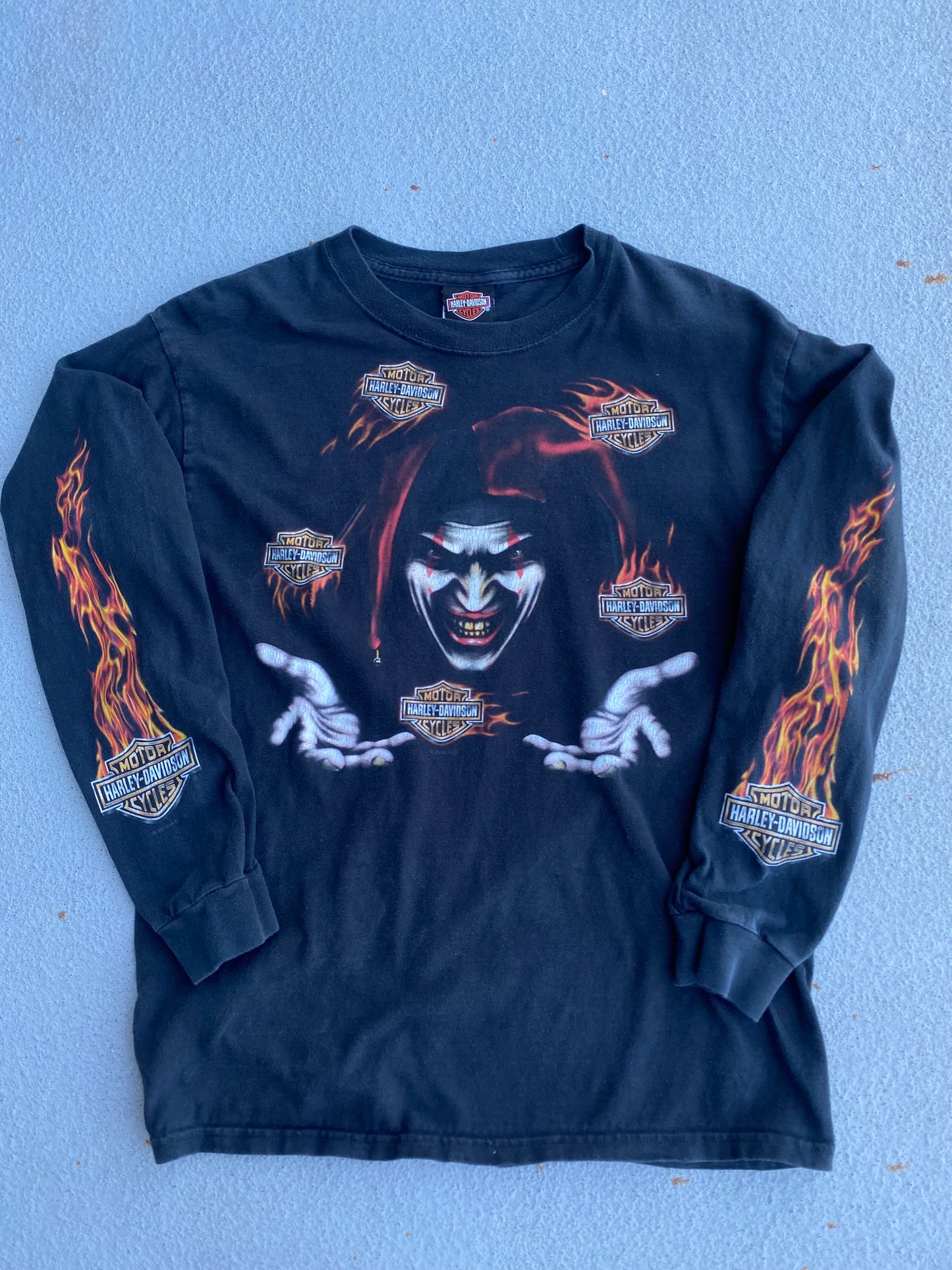 Harley Davidson Juggling Joker Long sleeve size medium