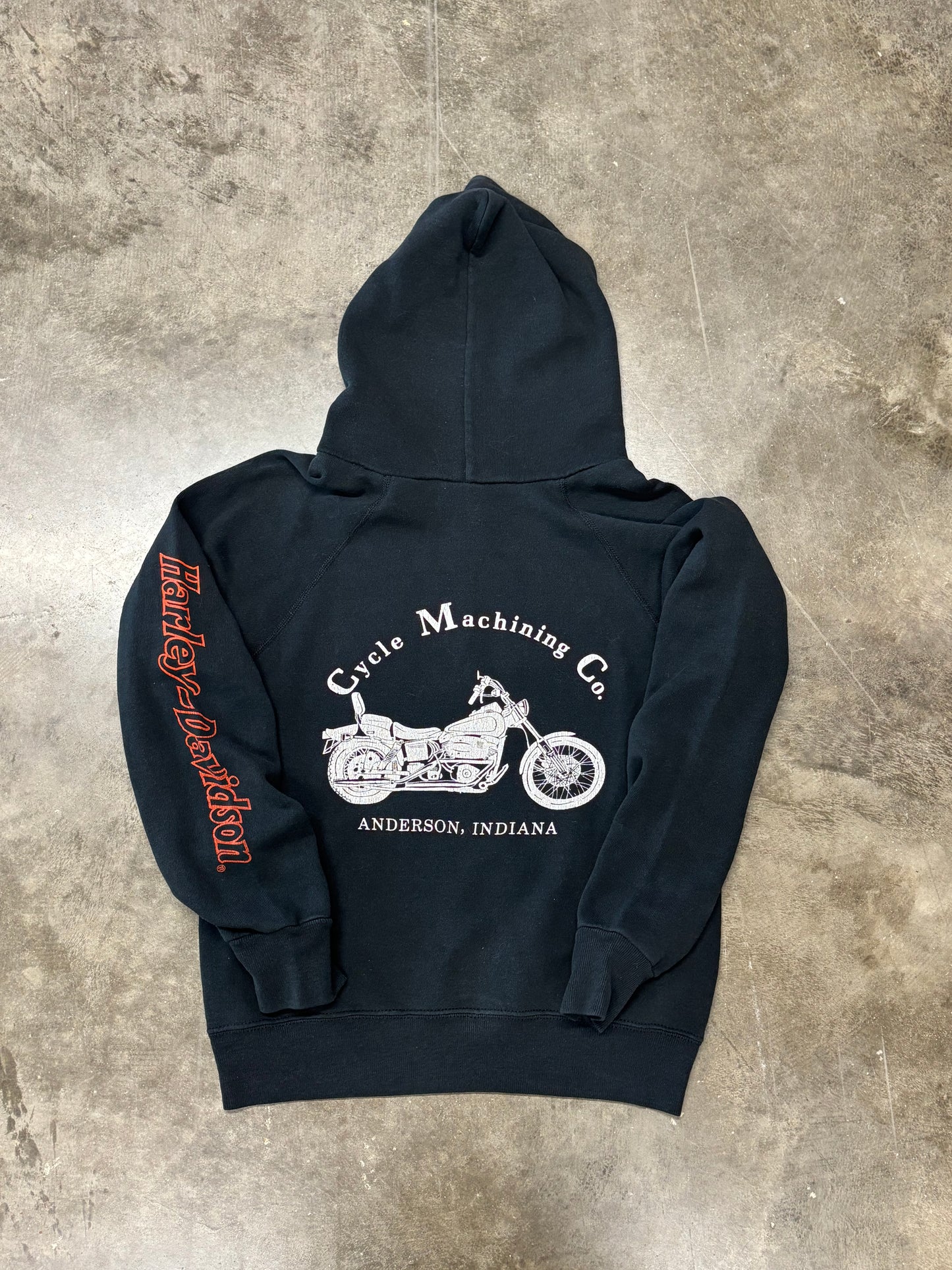 Vintage Harley Davidson 3d emblem hoodie size medium