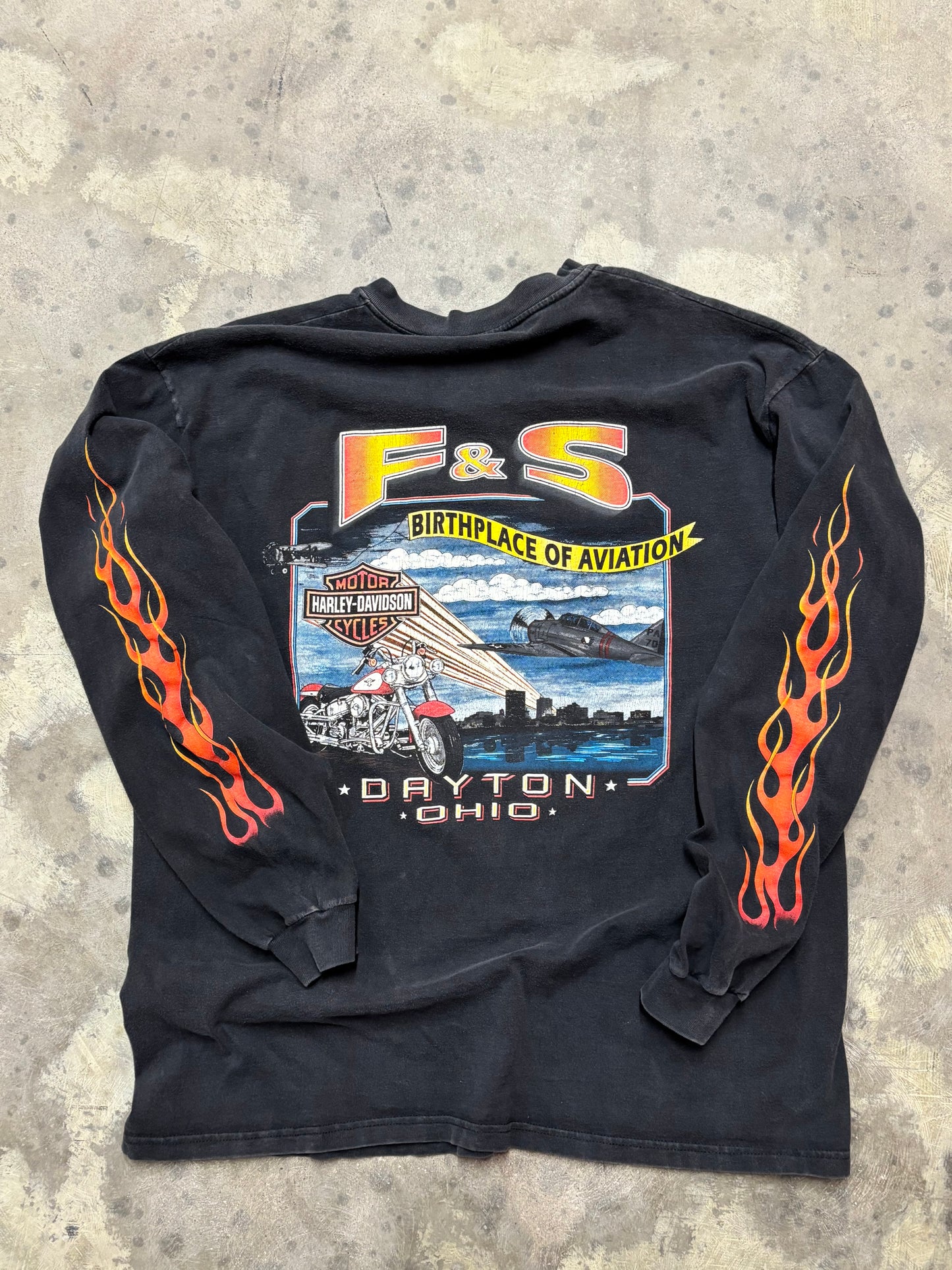 Vintage Harley Davidson Screaming Eagle long sleeve size extra large